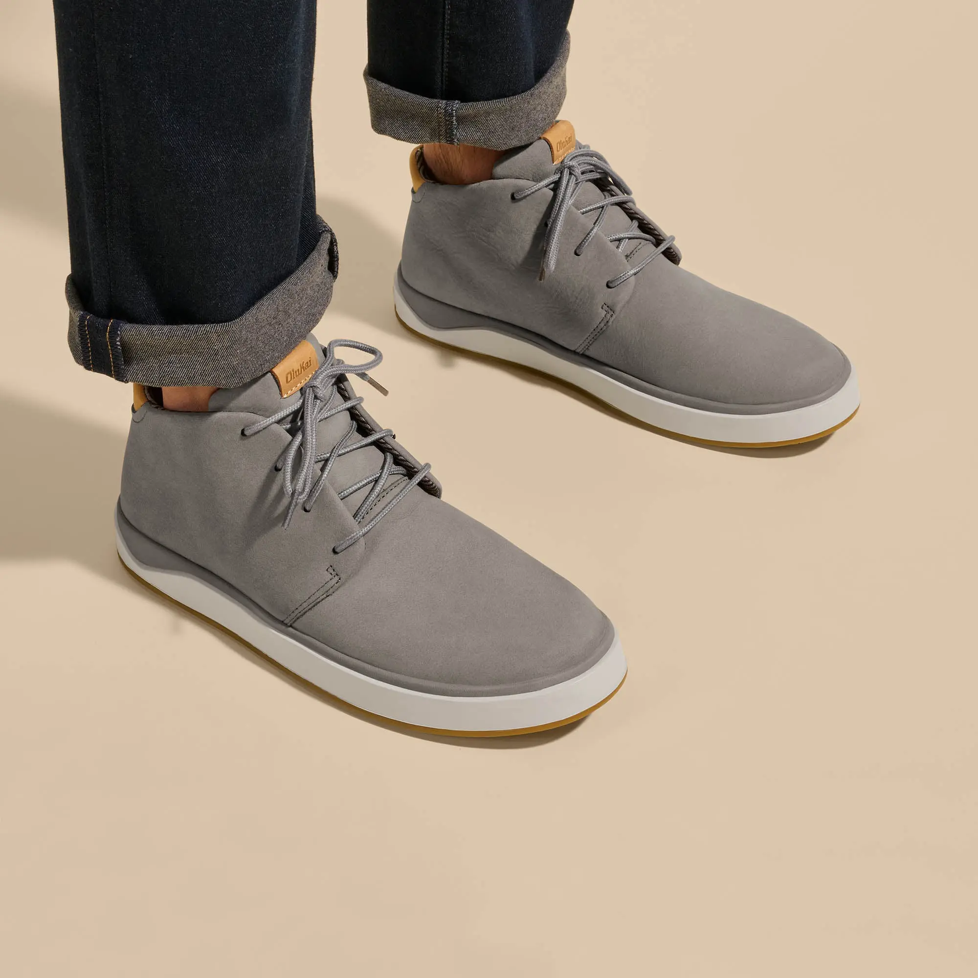 Papaku 'Ili Men's Waterproof Leather Boots- Graphite - Image 2