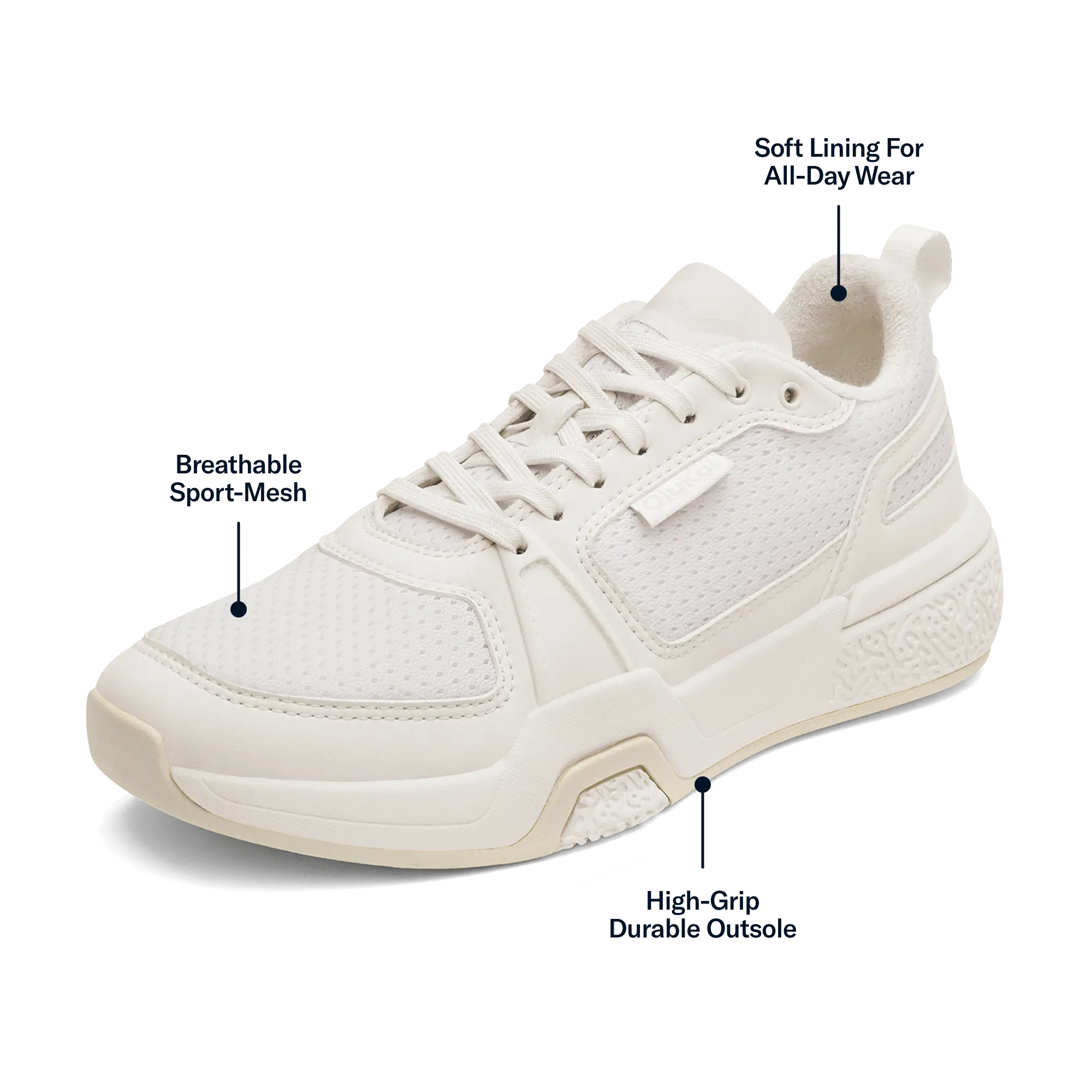 'Anau Women's Pickleball Shoes - Bright White - Image 3