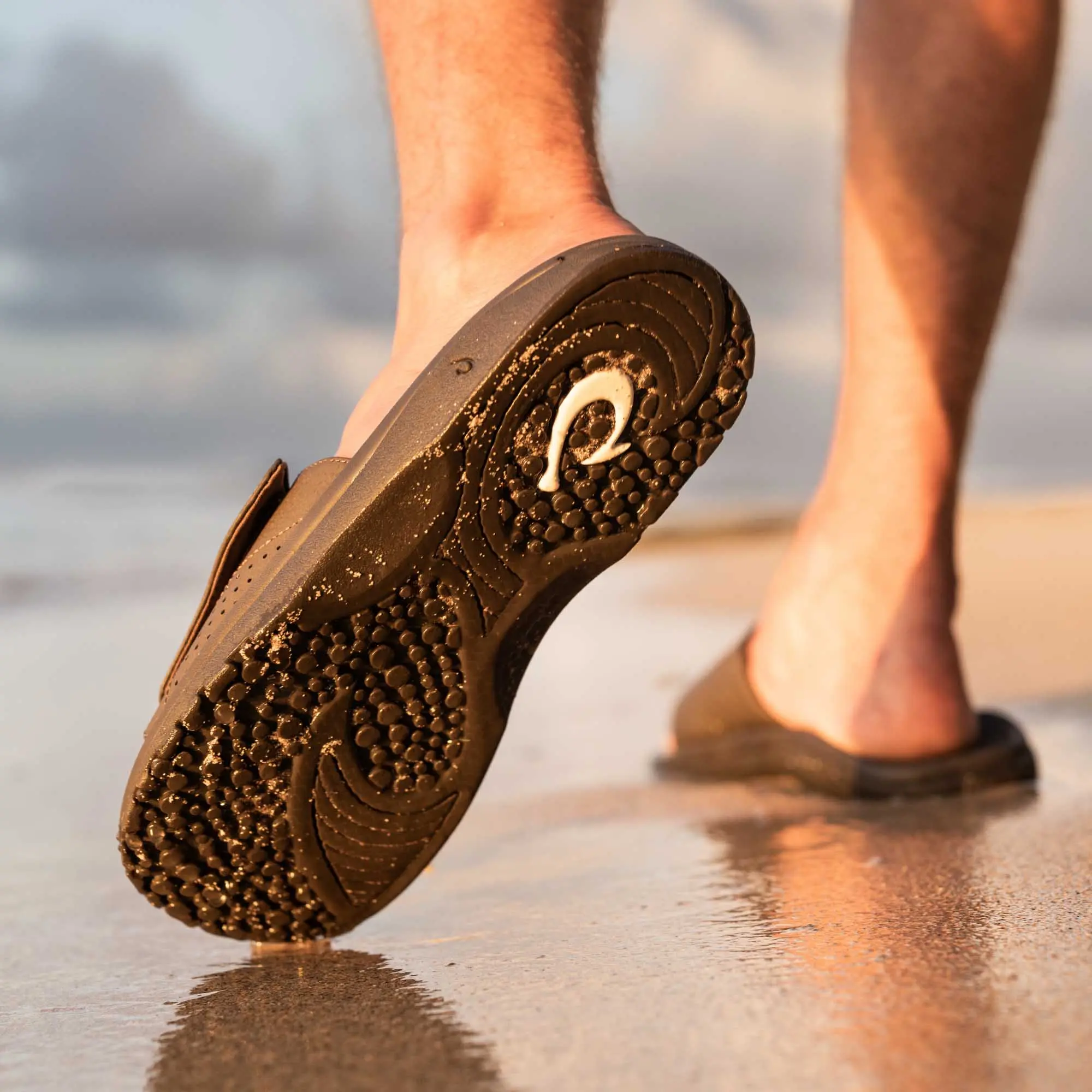 Nalu Slide Men's Beach Slide Sandals - Dark Java - Image 2