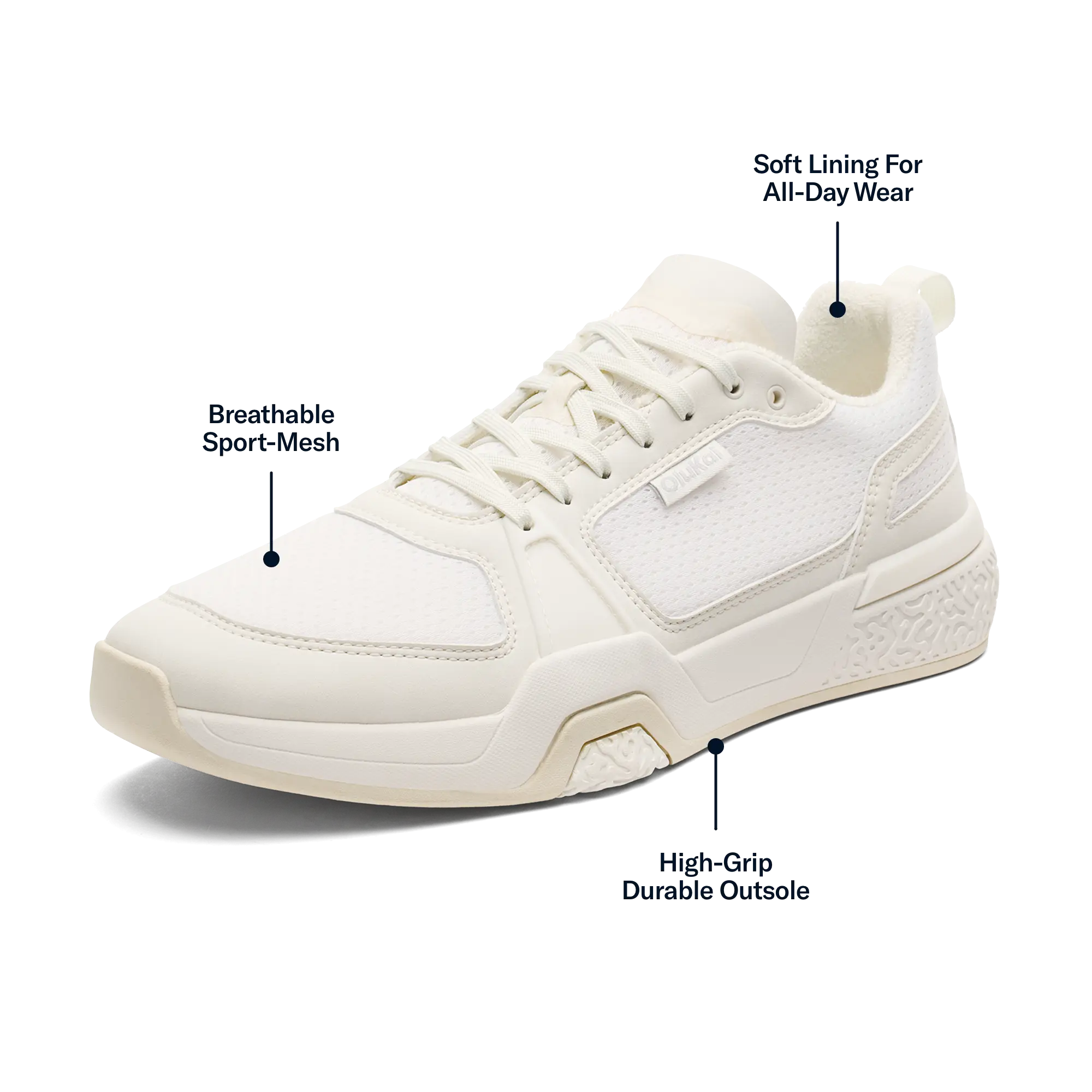 'Anau Men's Pickleball Shoes - Bright White - Image 3