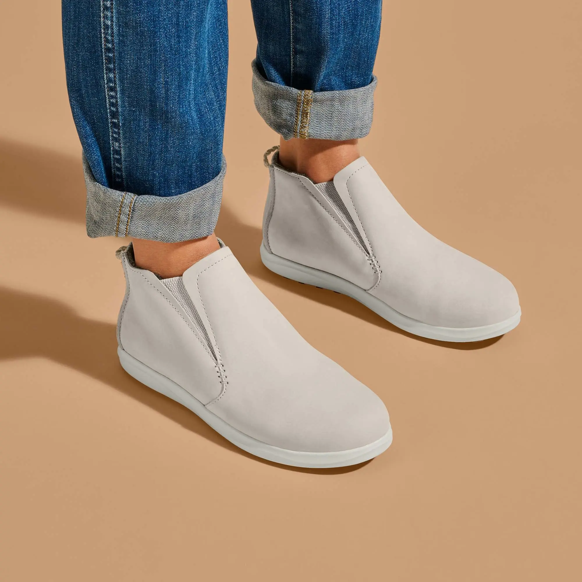 Hawai'iloa Manu Hope Women's Booties- Chalk / Off White - Image 4