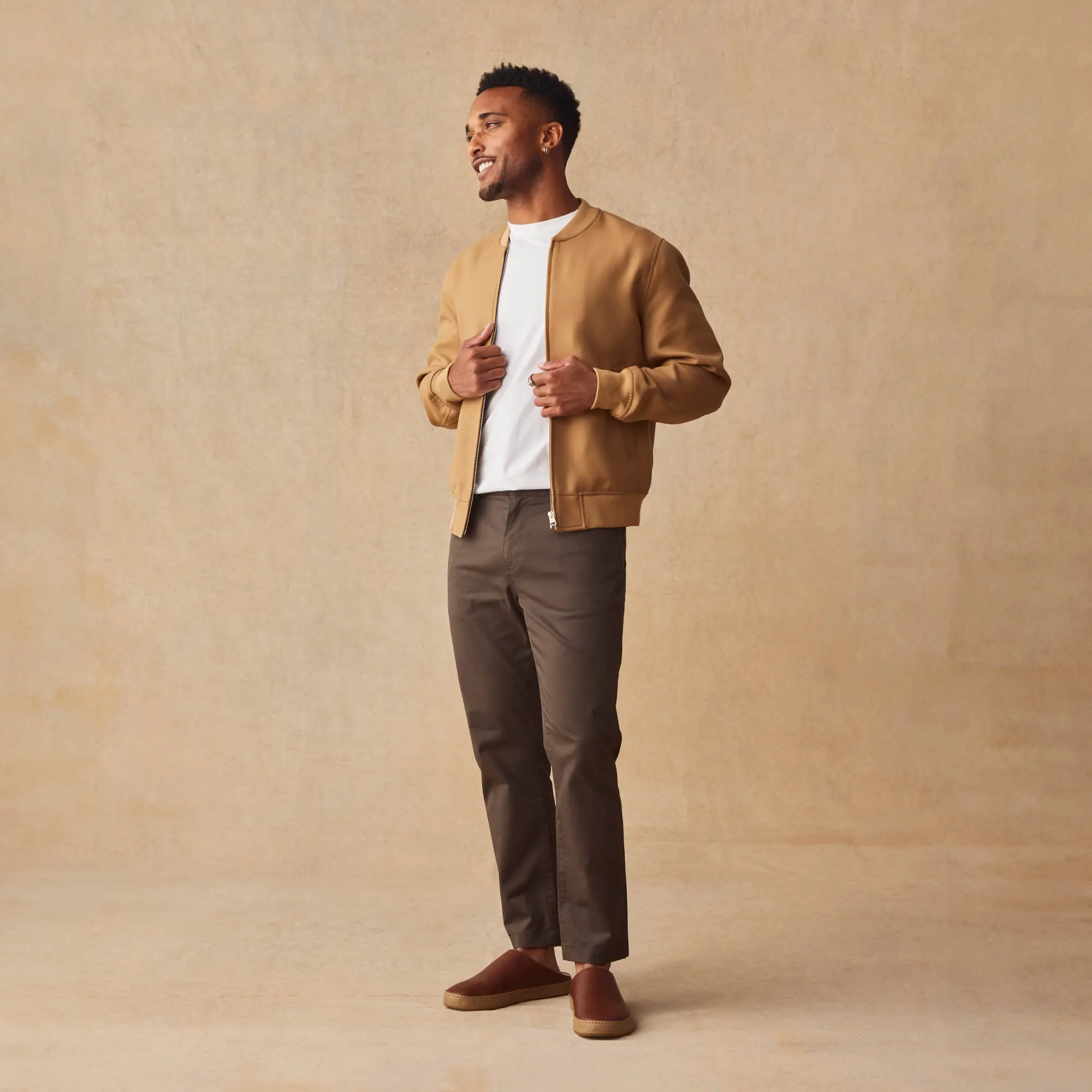 H mani Men's Leather Mules - Toffee / Tan - Image 7
