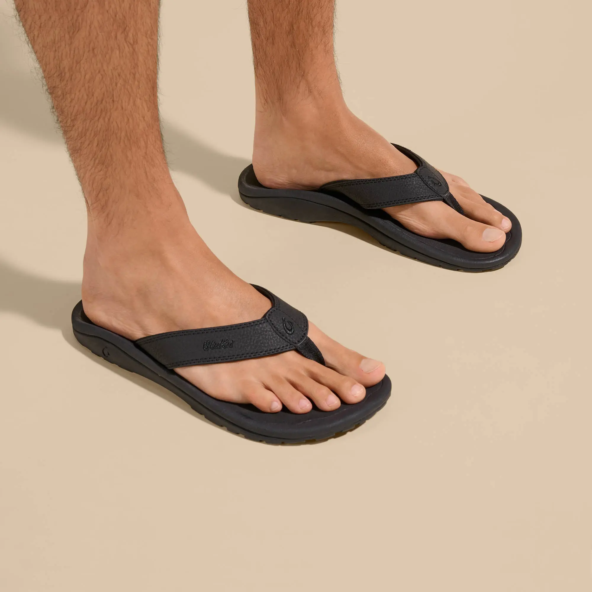'Ohana Men's Best Selling Beach Sandals - Black - Image 4