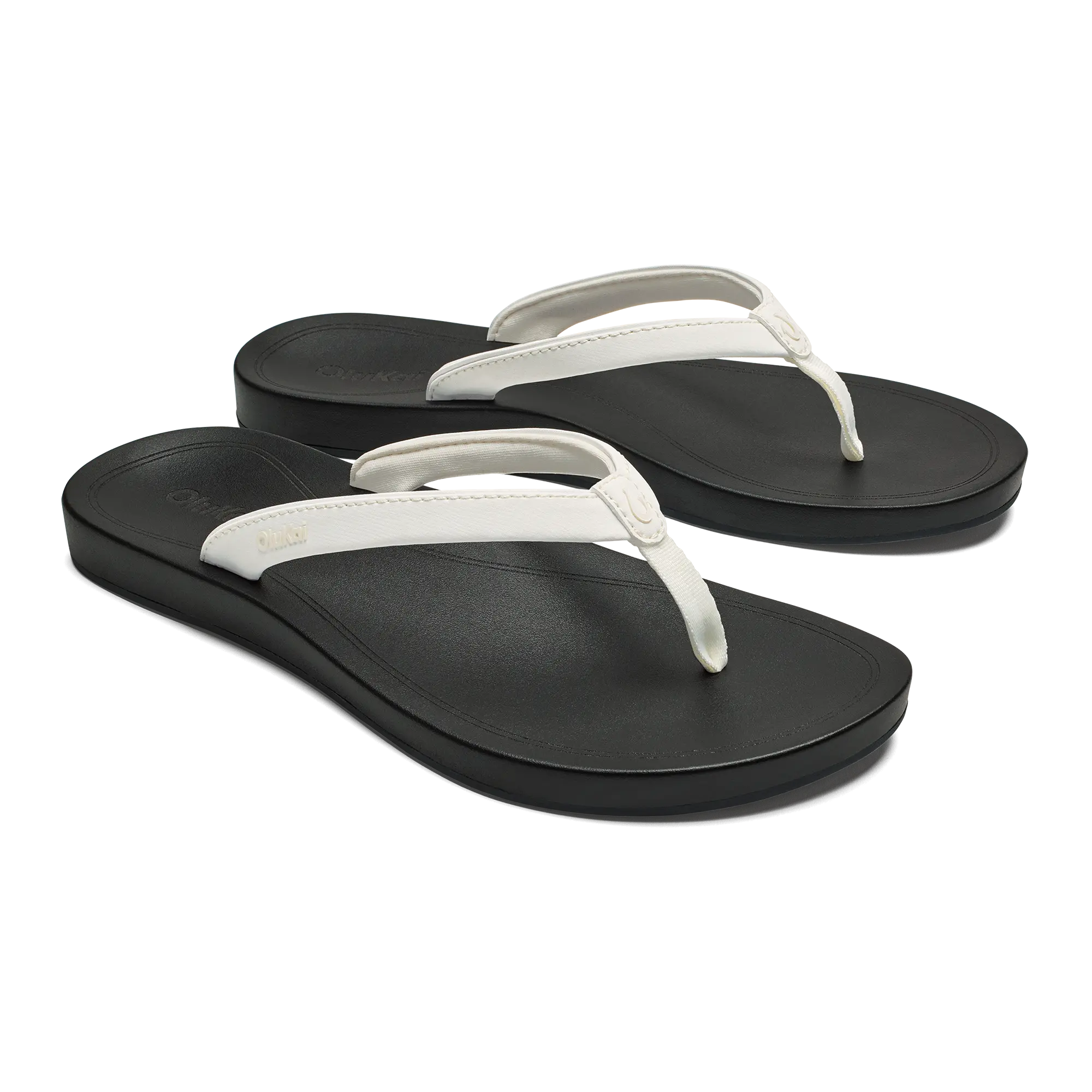 'Uiki Women's Everyday Beach Sandals - Bright White / Lava Rock - Image 5