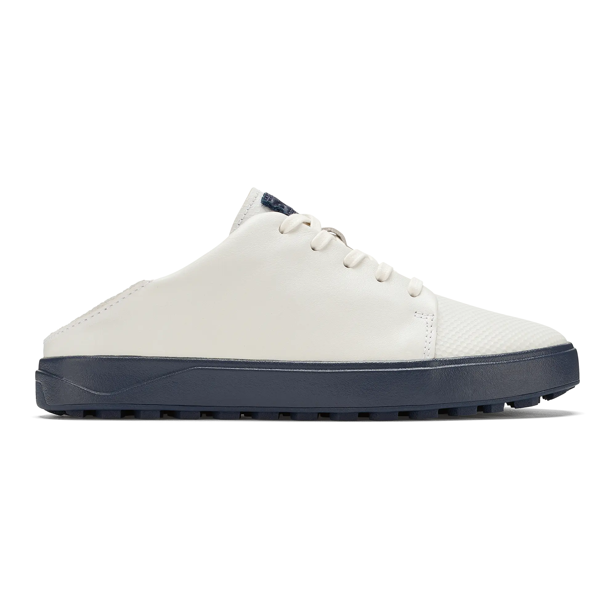 Wailea Women's Waterproof Leather Golf Shoes - Bright White / Mood Indigo - Image 2