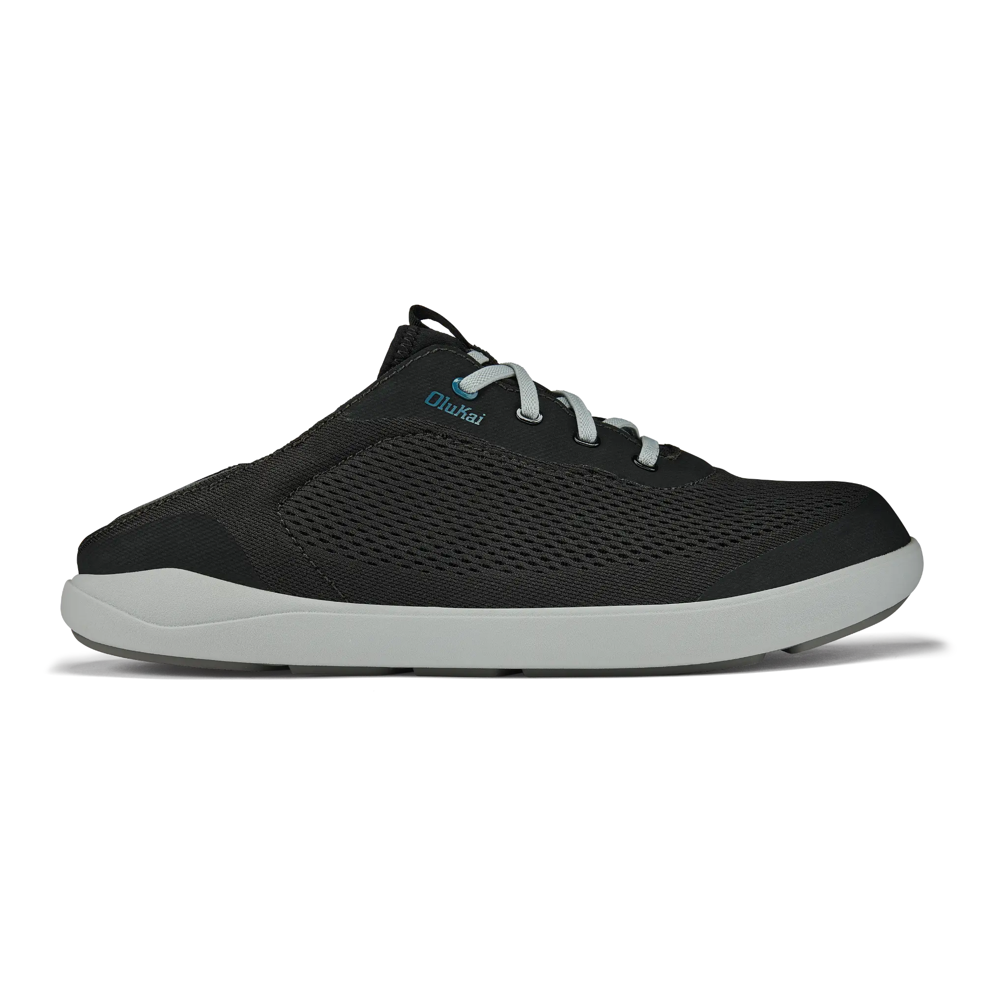 Moku Pae Men's Boat Shoes - Black / Blue Coral - Image 3