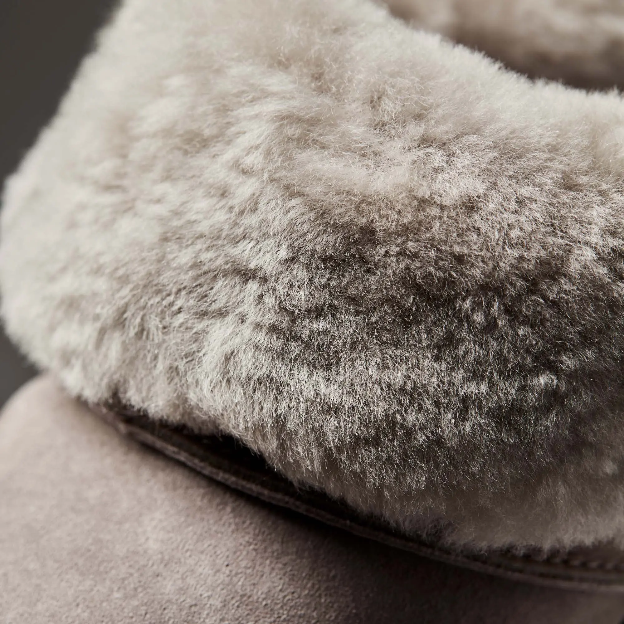 Ku'i Women's Fuzzy Slip-On Slippers - Fog - Image 3