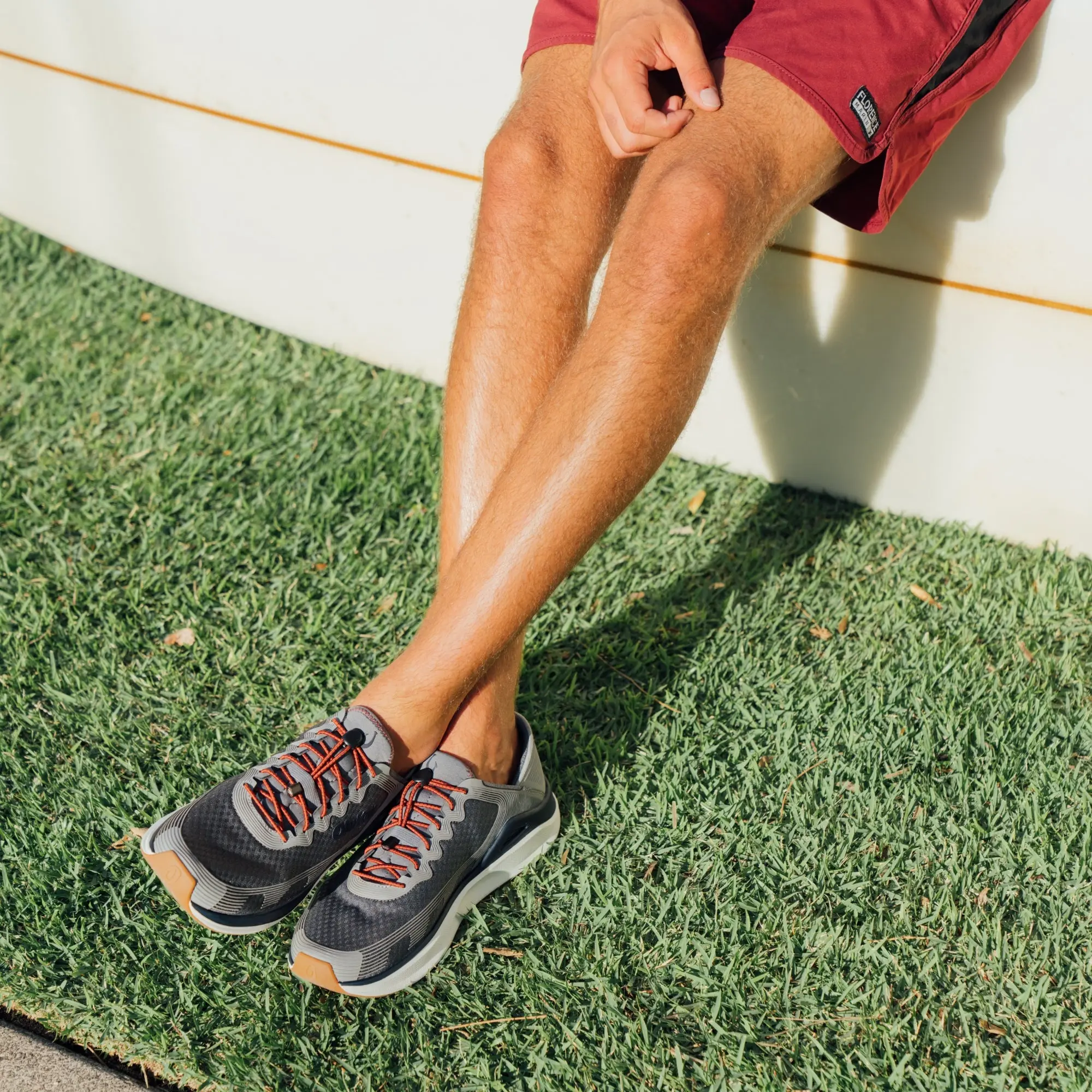 'Ahi Men's Water Boat Shoes - Rock / Ash - Image 6
