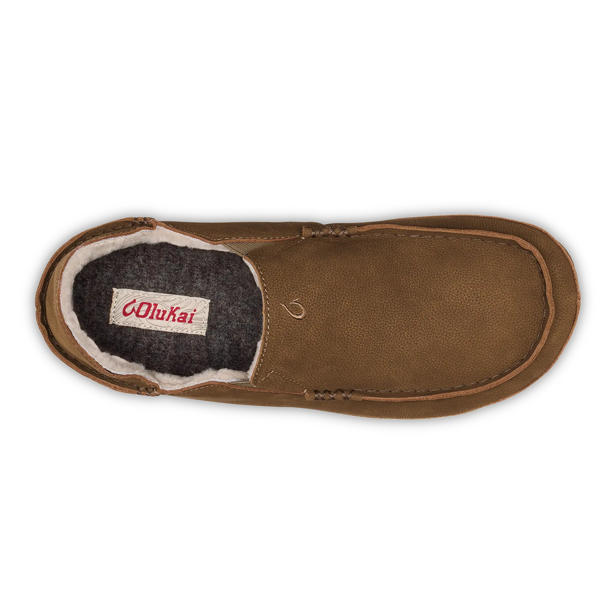 Molo Men's Leather Slippers - Kona Coffee - Image 8