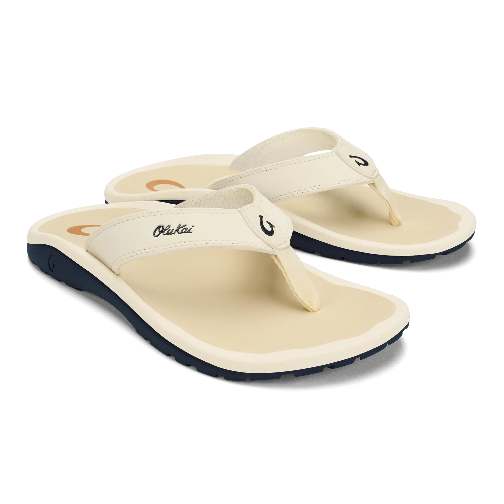 'Ohana Men's Best Selling Beach Sandals - White Sand / Deepest Depths - Image 4