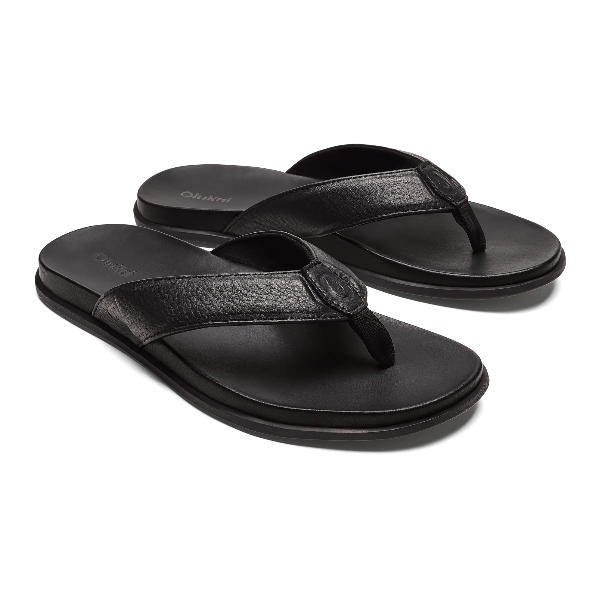 ' lali Leather Beach Sandals - Black - Image 4