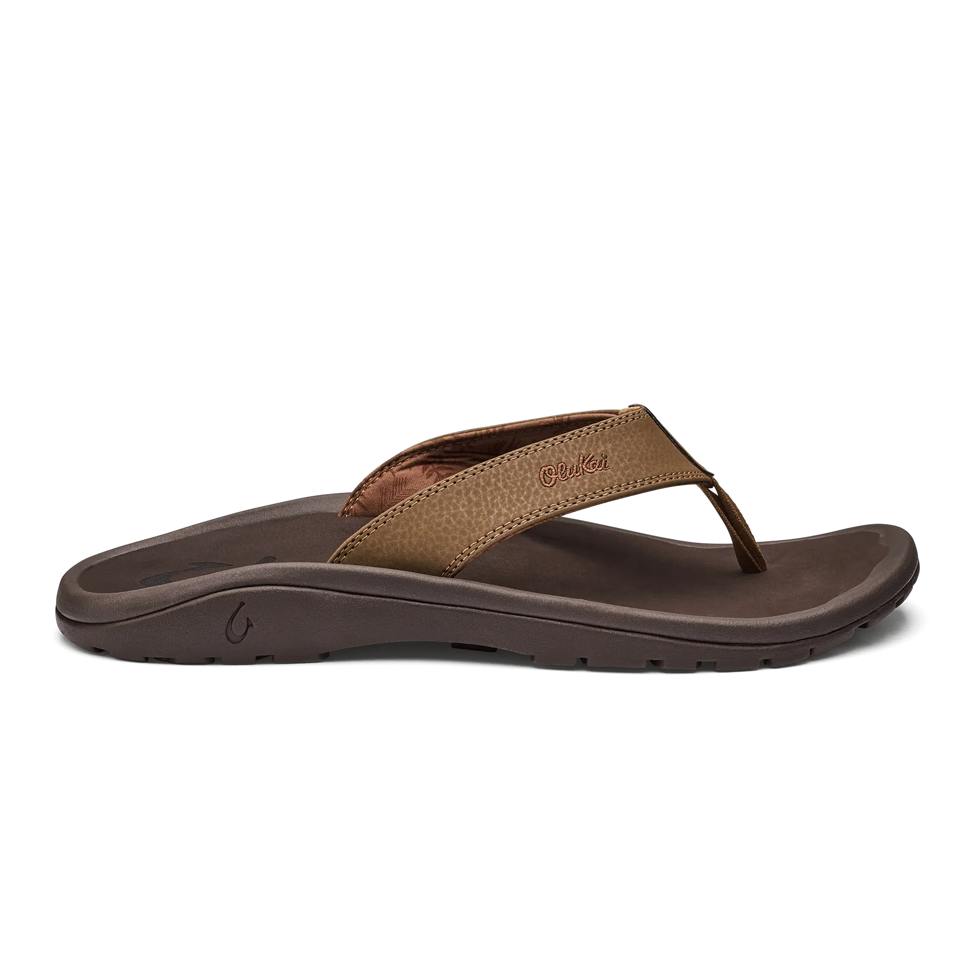 'Ohana Men's Best Selling Beach Sandals - Tan / Dark Java