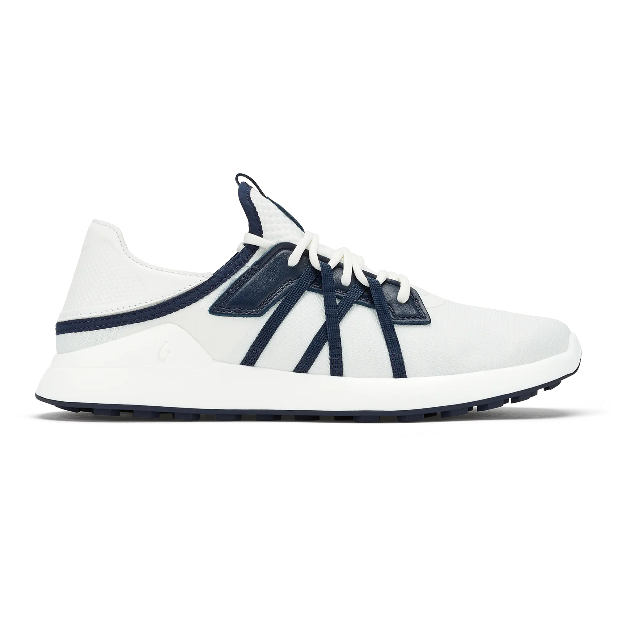 Manele Men's Breathable Golf Shoes - Bright White / Mood Indigo