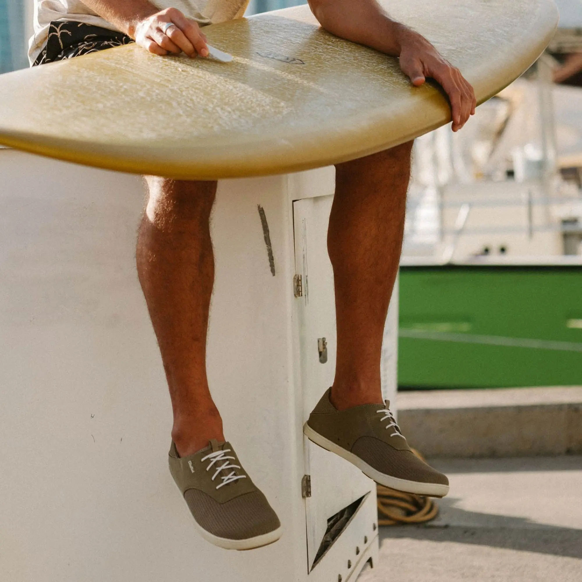 Nohea Moku Men's Boat Shoes - Tapa - Image 4