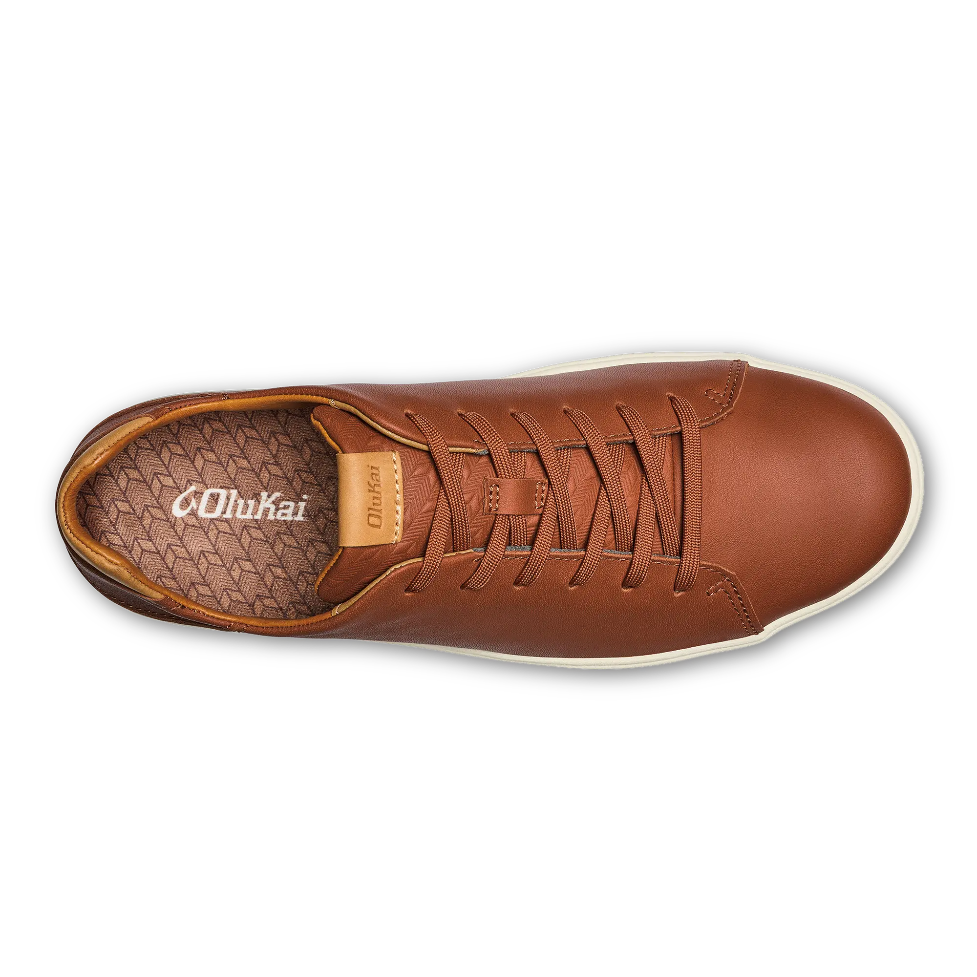 Lae'ahi L 'Ili Men's Leather Sneakers - Kukui Brown - Image 7