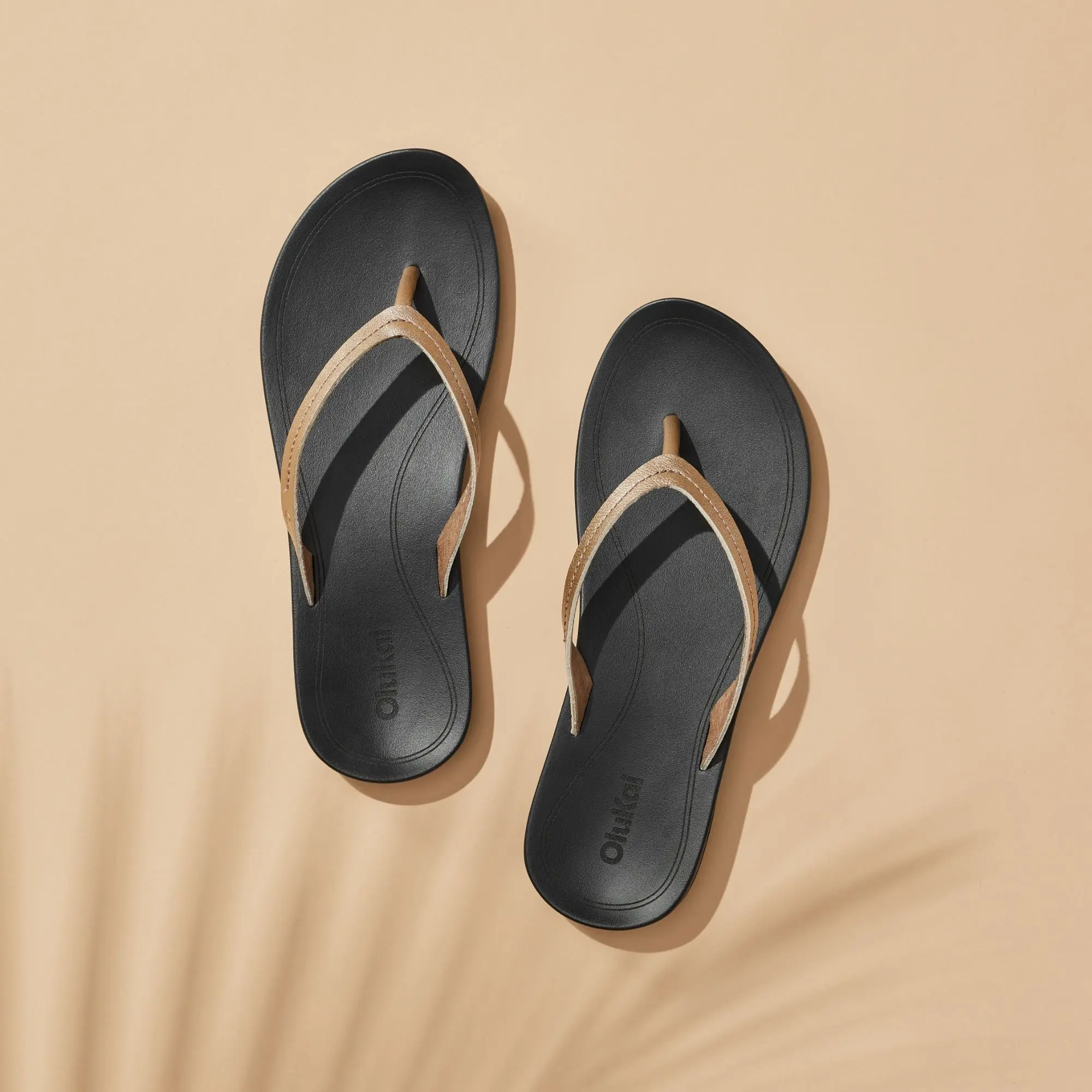 Lalahi Women's Leather Sandals - Copper / Lava Rock - Image 5