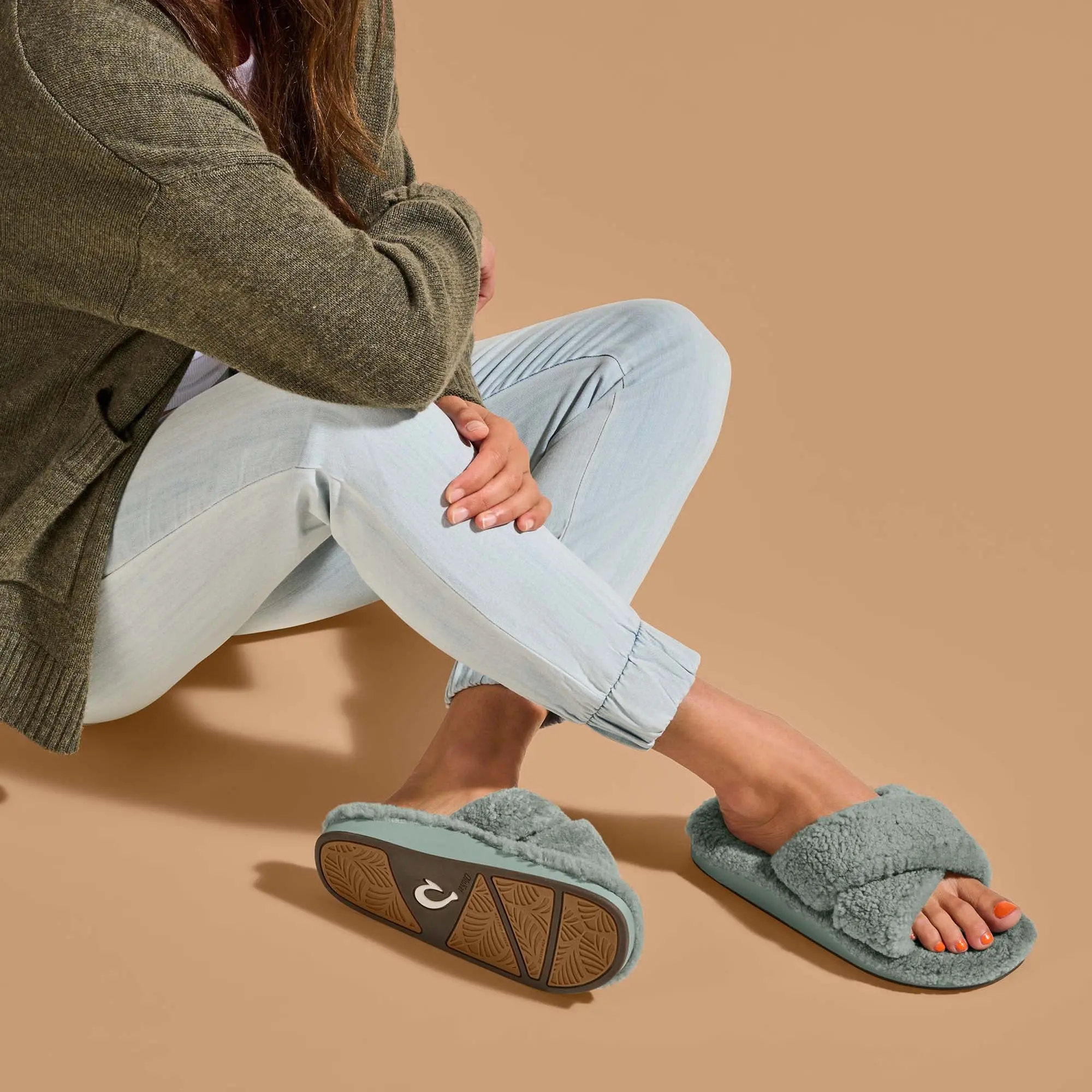 Hila Heu Women's Slide Slipper Sandals - Muted Green - Image 6