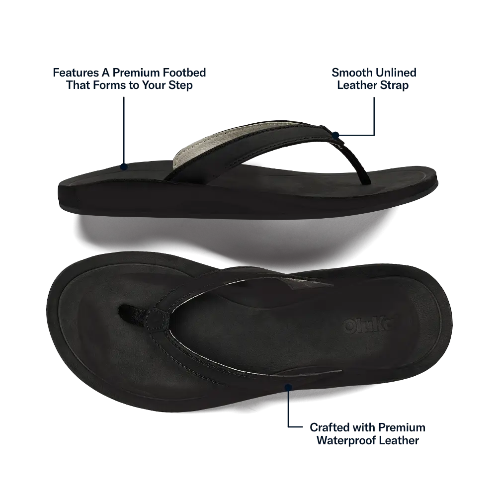 Southshore Women's Waterproof Leather Sandals - Lava Rock - Image 2