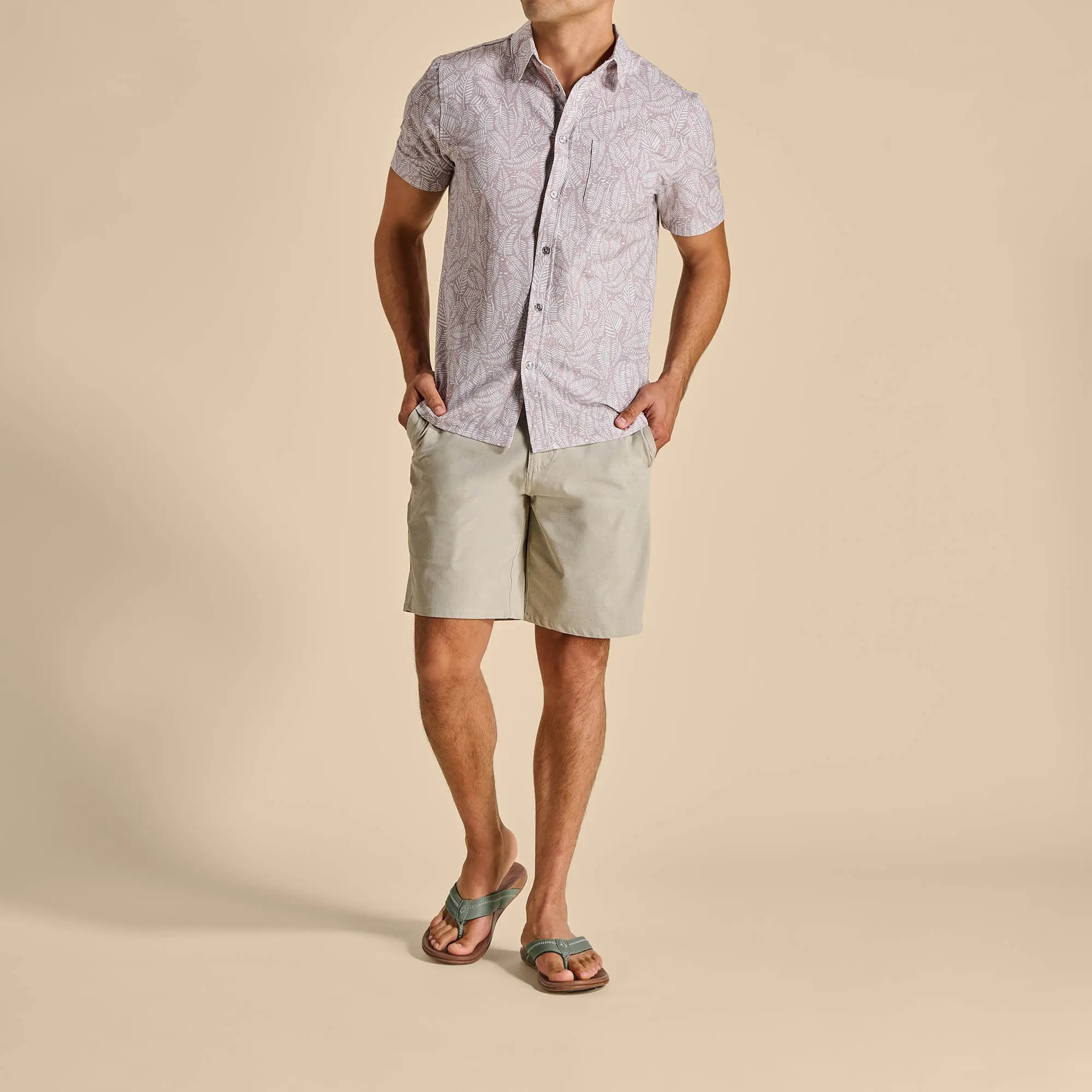 Hiapo - Odyssey Grey / Sahara Men's Leather Beach Sandals - Image 7