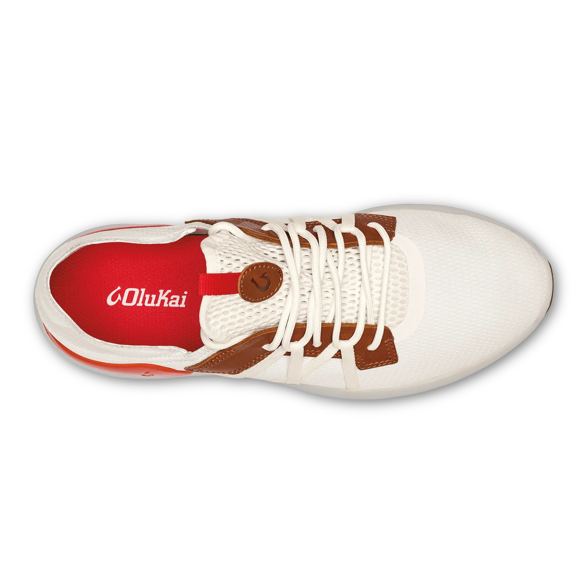 Mio L Men's Athletic Shoes - Bright White / Red Lava - Image 7