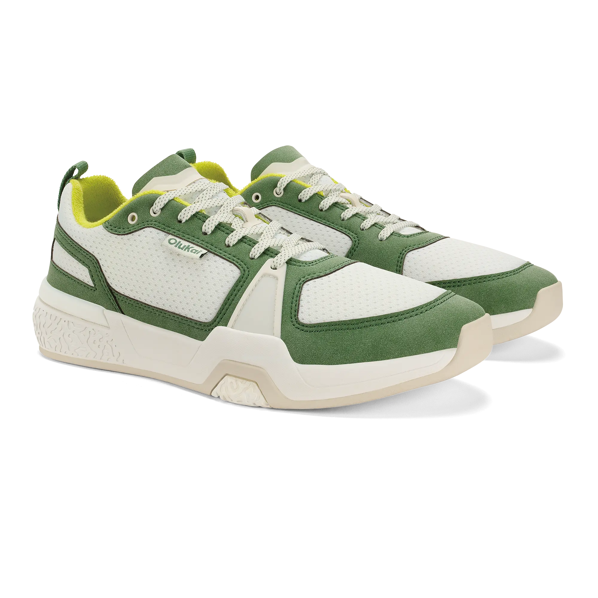 'Anau Men's Pickleball Shoes - Bright White / Leaf - Image 5