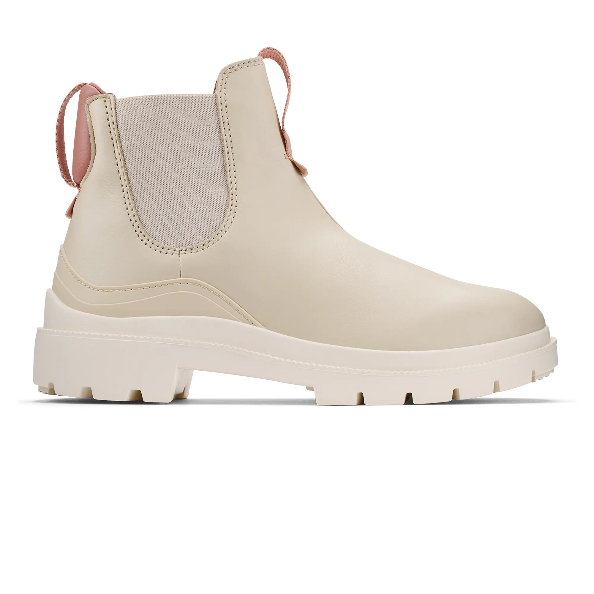 Hehi Women's Waterproof Leather Booties - Tapa / Cork