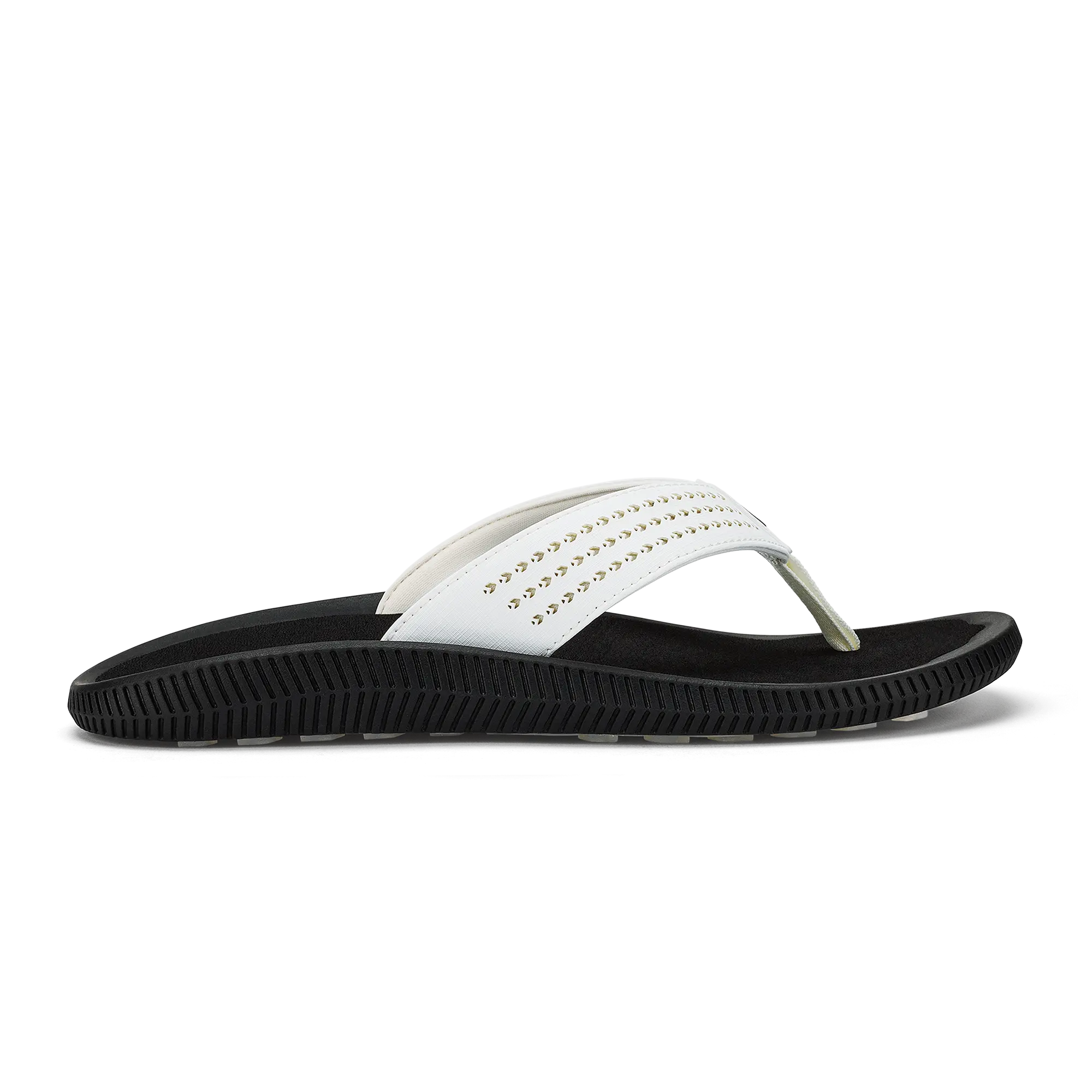 Ulele Golf Men's Golf Sandals - White / Lava Rock
