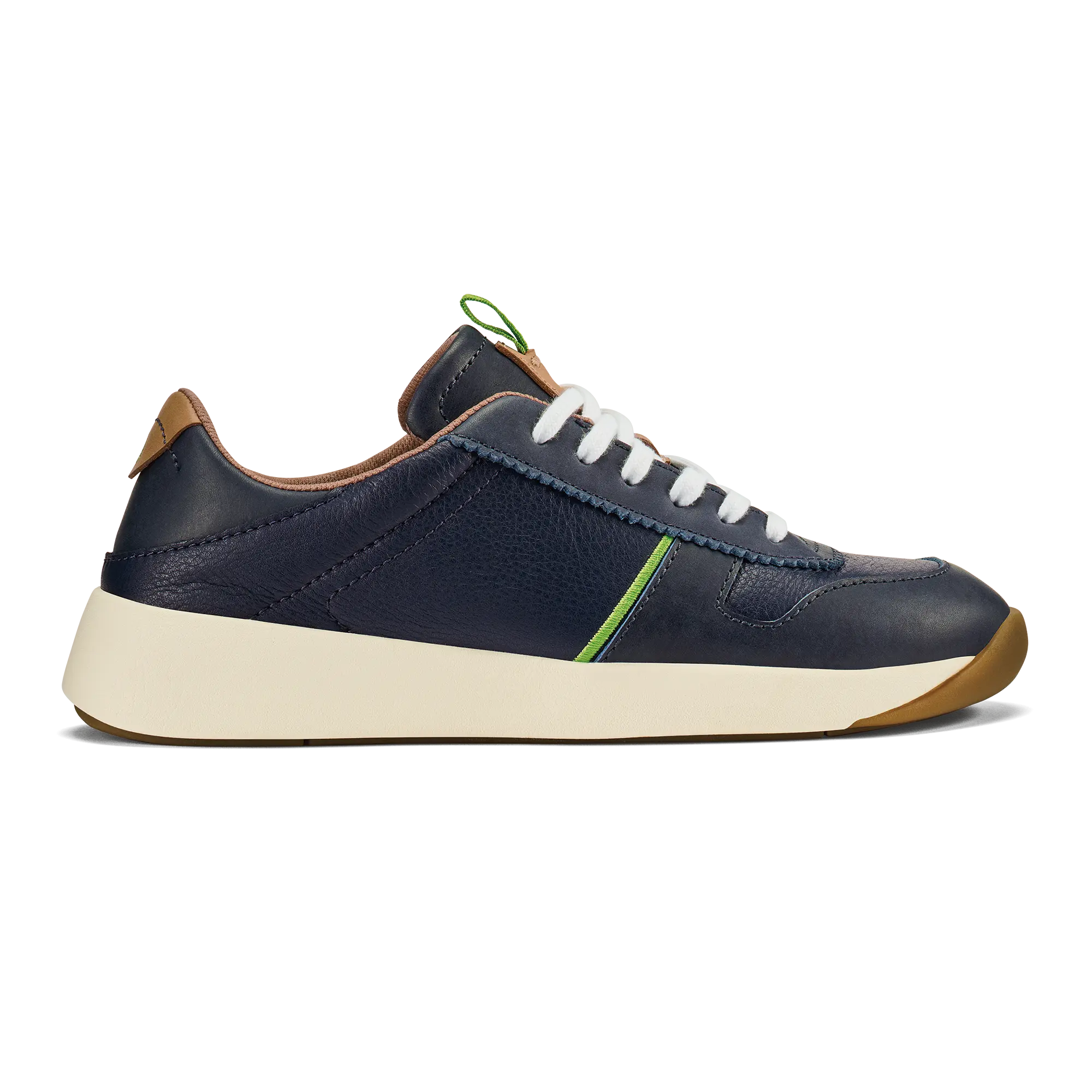 Kaulele Women's Leather Sneakers - Trench Blue