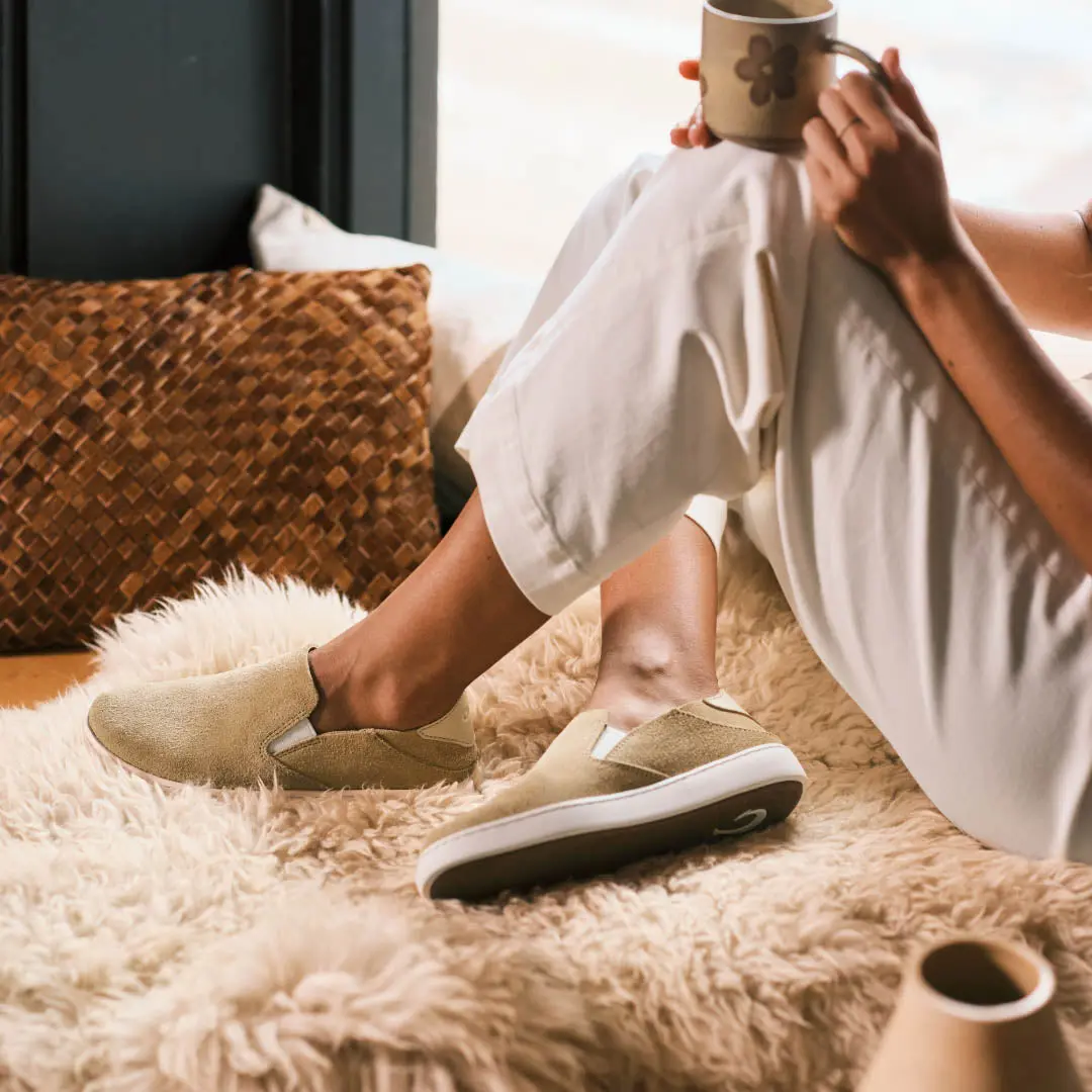 Pehuea Luxe Women's Suede Shoes - Toasted Coconut - Image 3