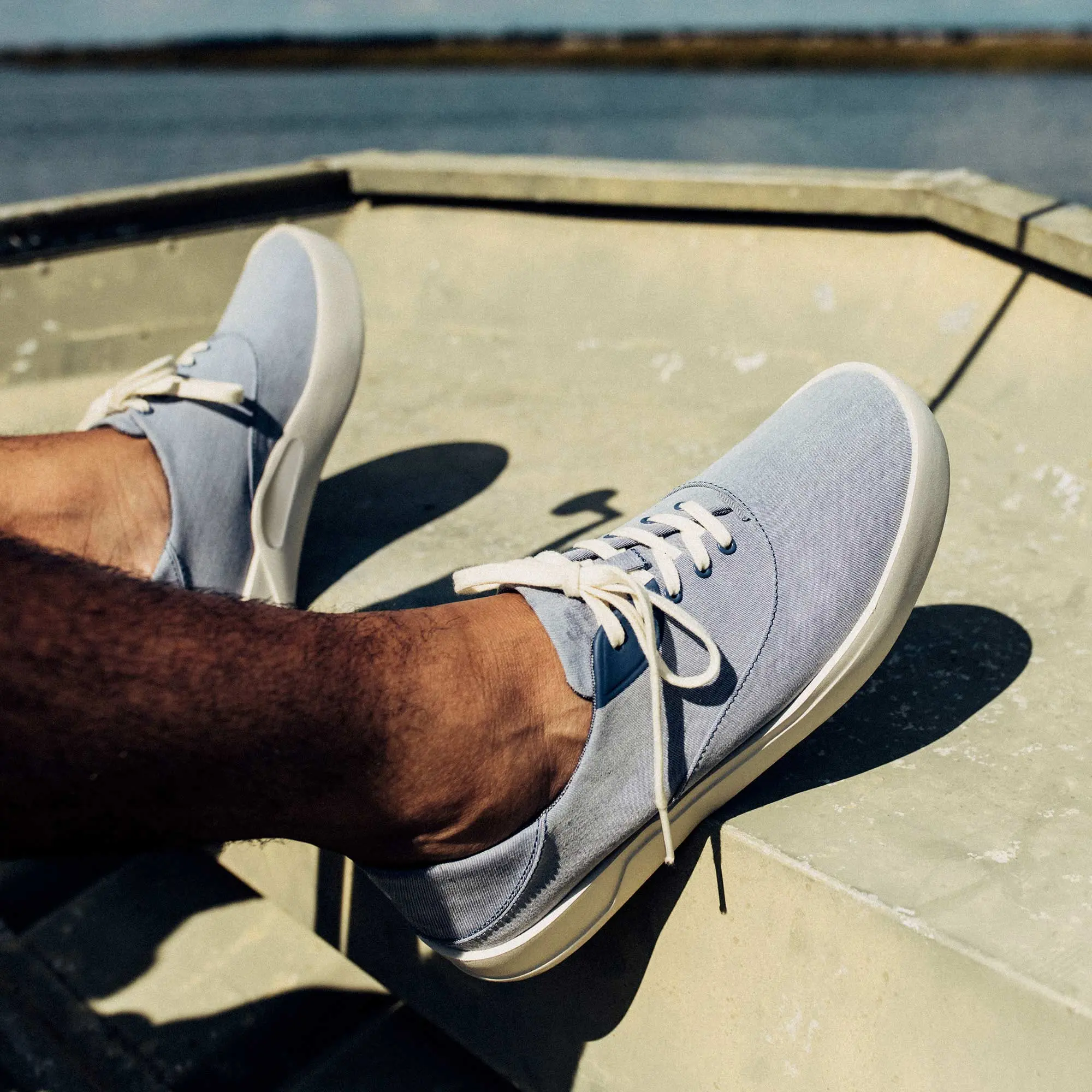 Tradewind Men's Breathable Sneakers - Navy - Image 2