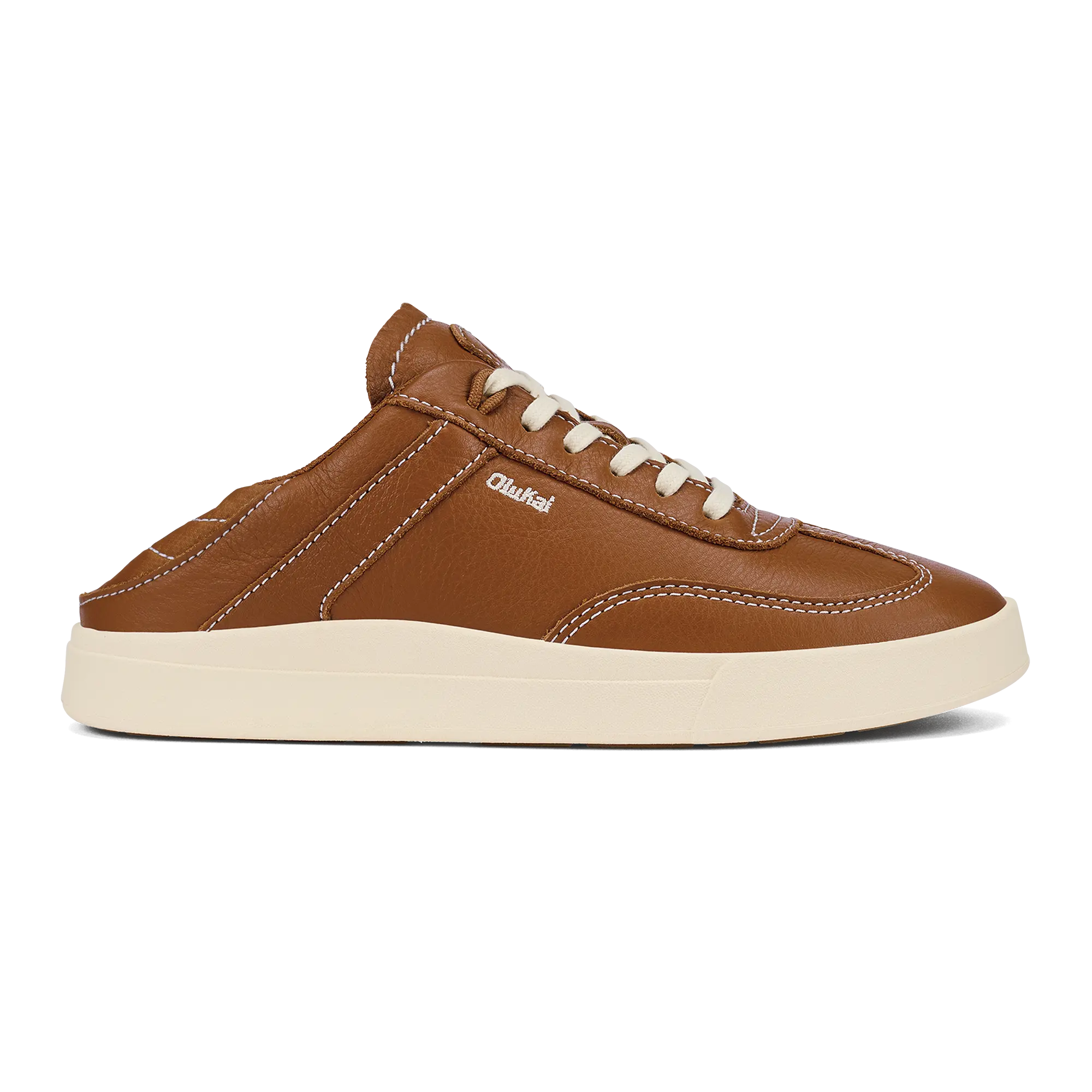 Ha 'upu Women's Leather Sneakers - Fox - Image 3