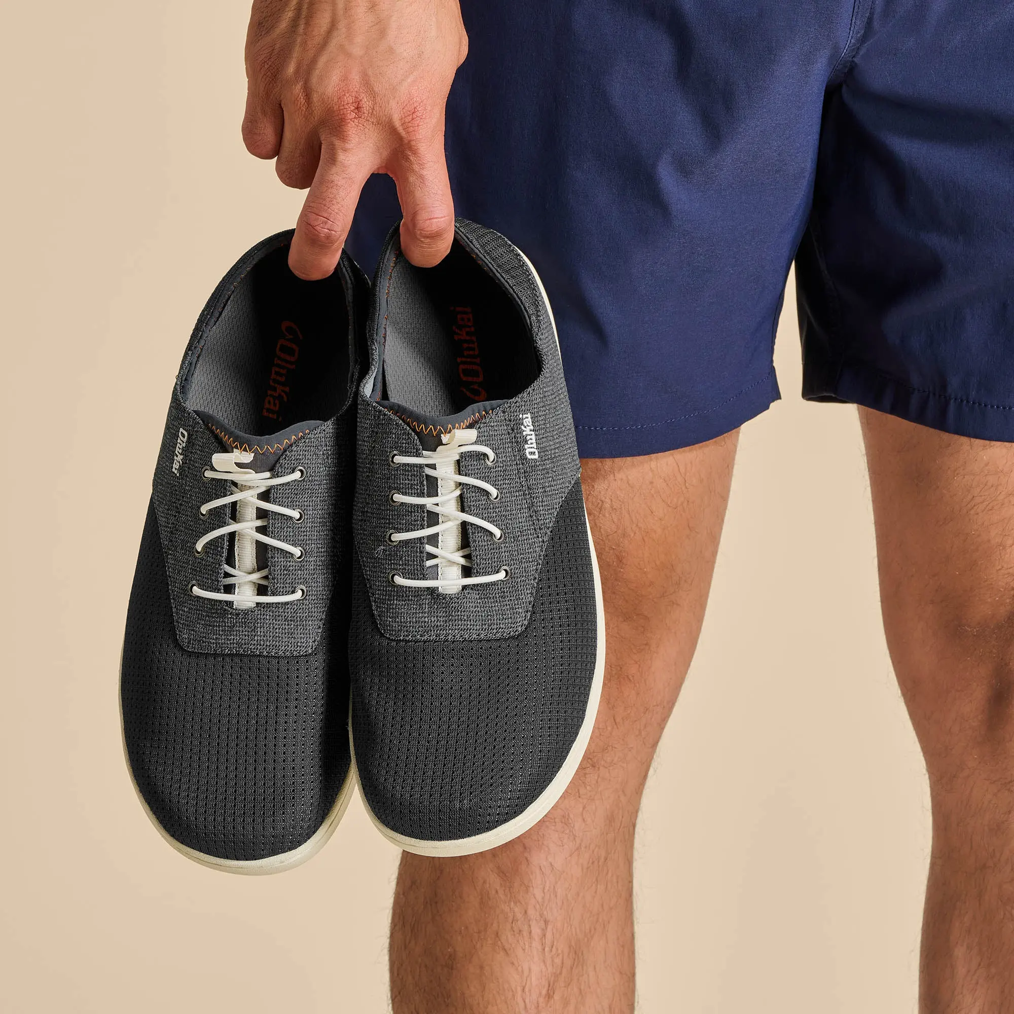 Nohea Moku Men's Boat Shoes - Dark Shadow - Image 7