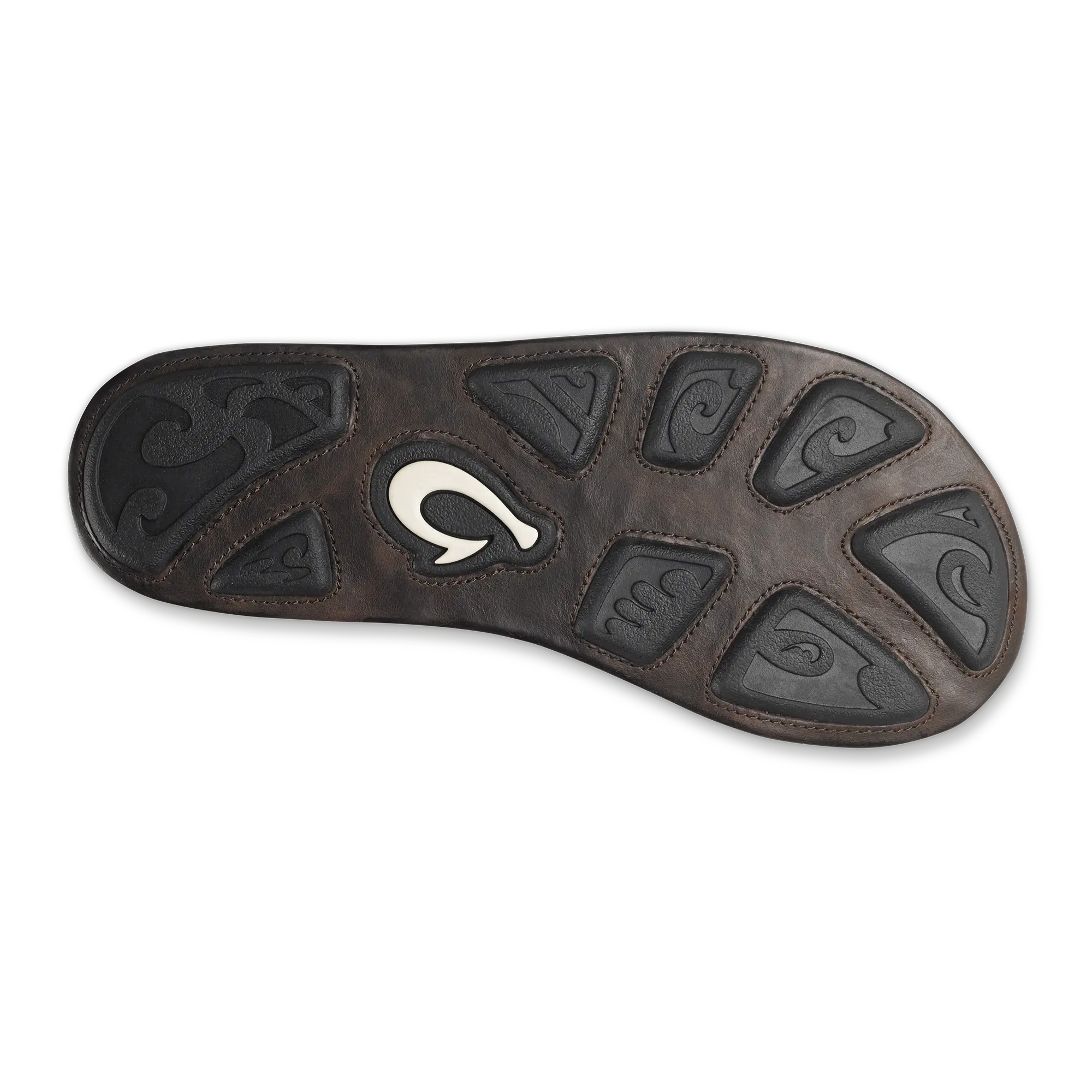 Mea Ola Men's Leather Beach Sandals - Terra / Dark Wood - Image 8