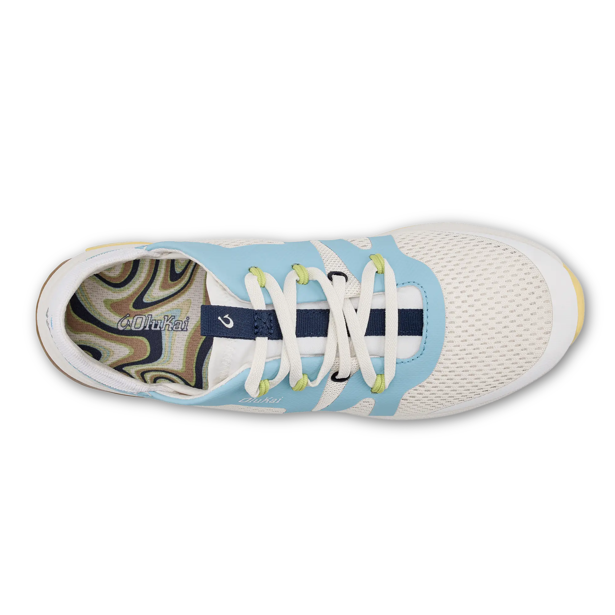 Huia Women's Athleisure Shoes - White Sand / Misty Blue - Image 7