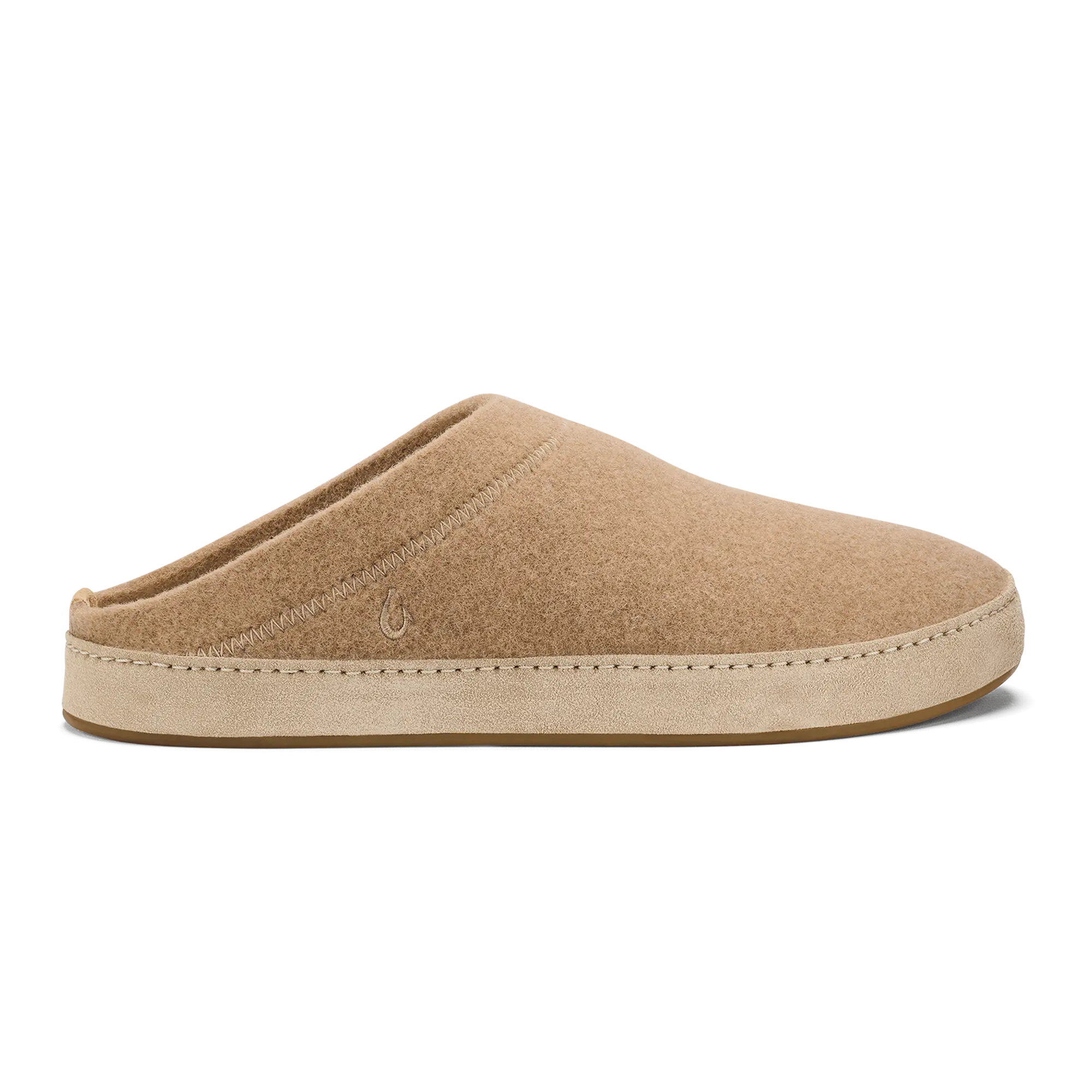 H  mani Hulu Men's Wool Mule Slippers - Oatmeal