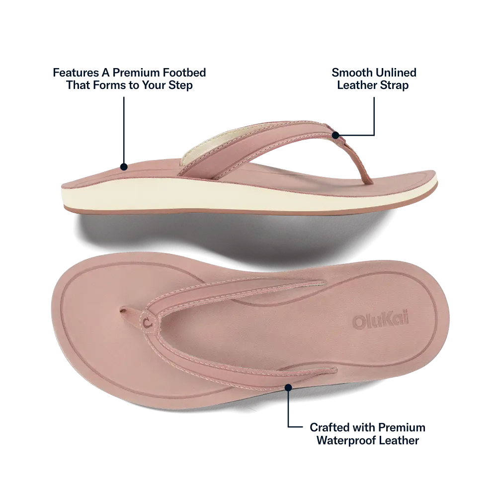 Southshore Women's Waterproof Leather Sandals - Soft Pink - Image 3