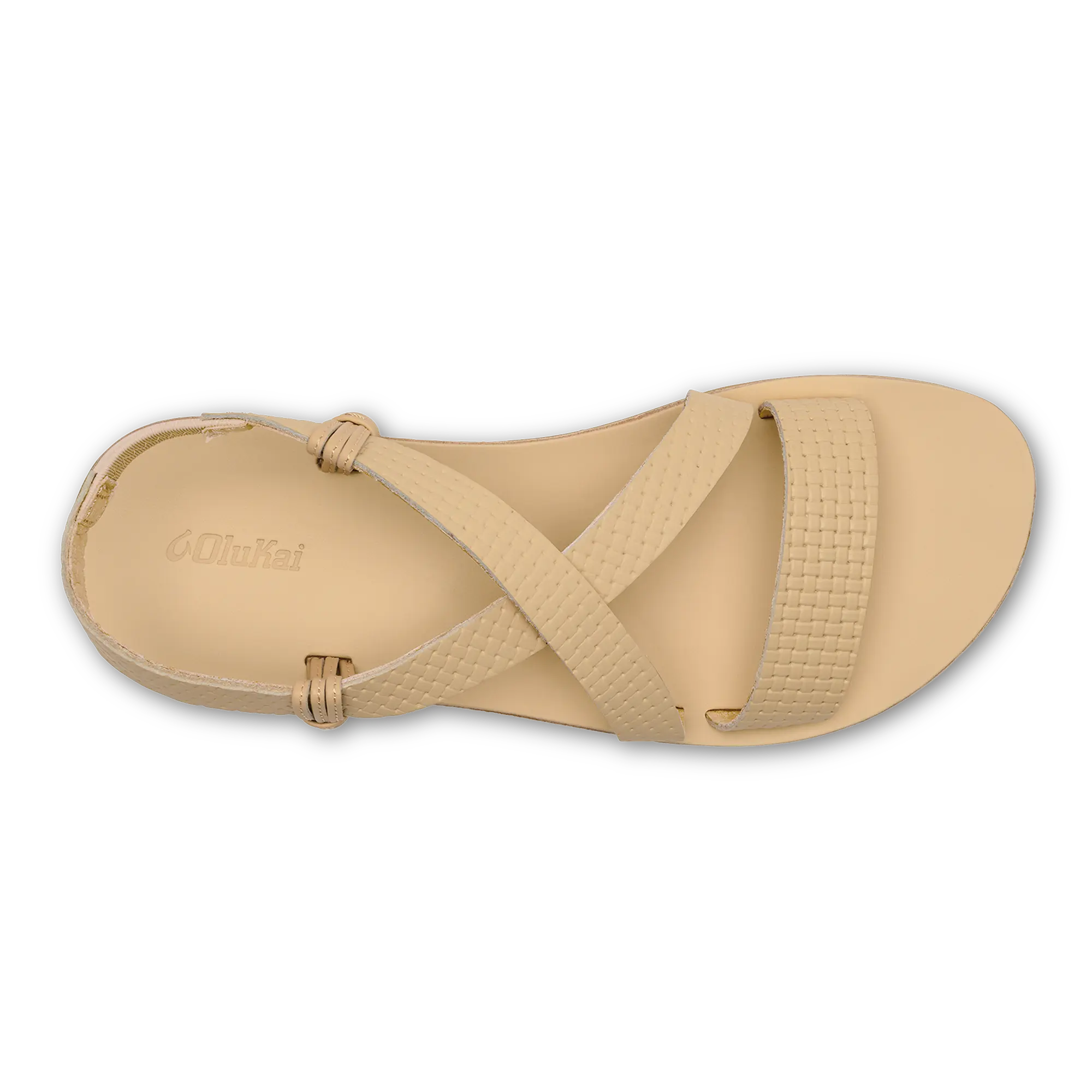 ' nohi Strappy Women's Leather Sandals - Warm Beige - Image 6