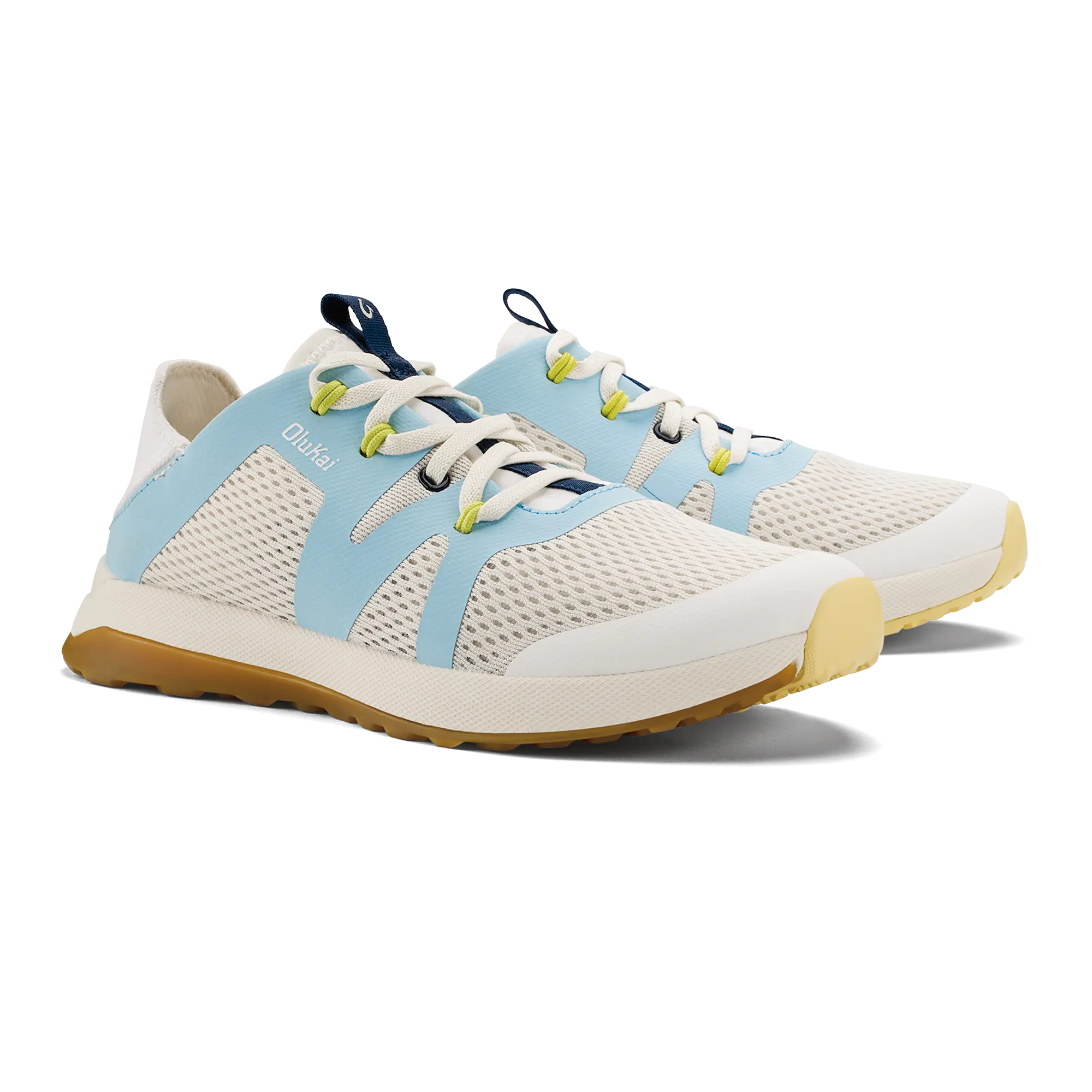 Huia Women's Athleisure Shoes - White Sand / Misty Blue - Image 6