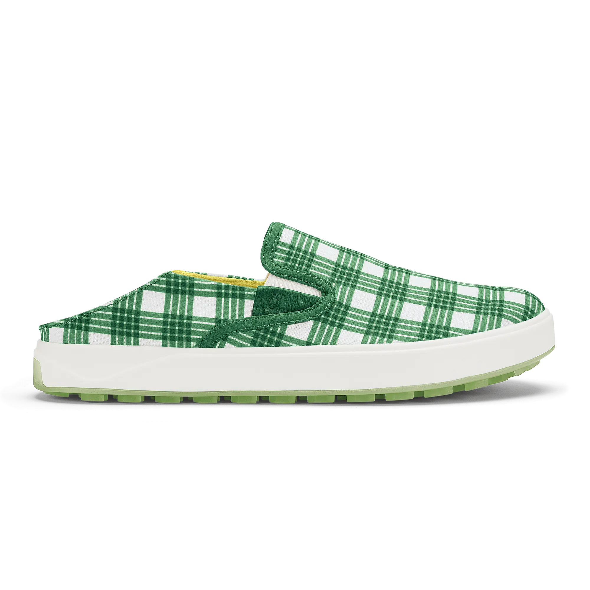Wai'alae Slip On Men's Golf Shoes - Medium Green / Bright White - Image 3