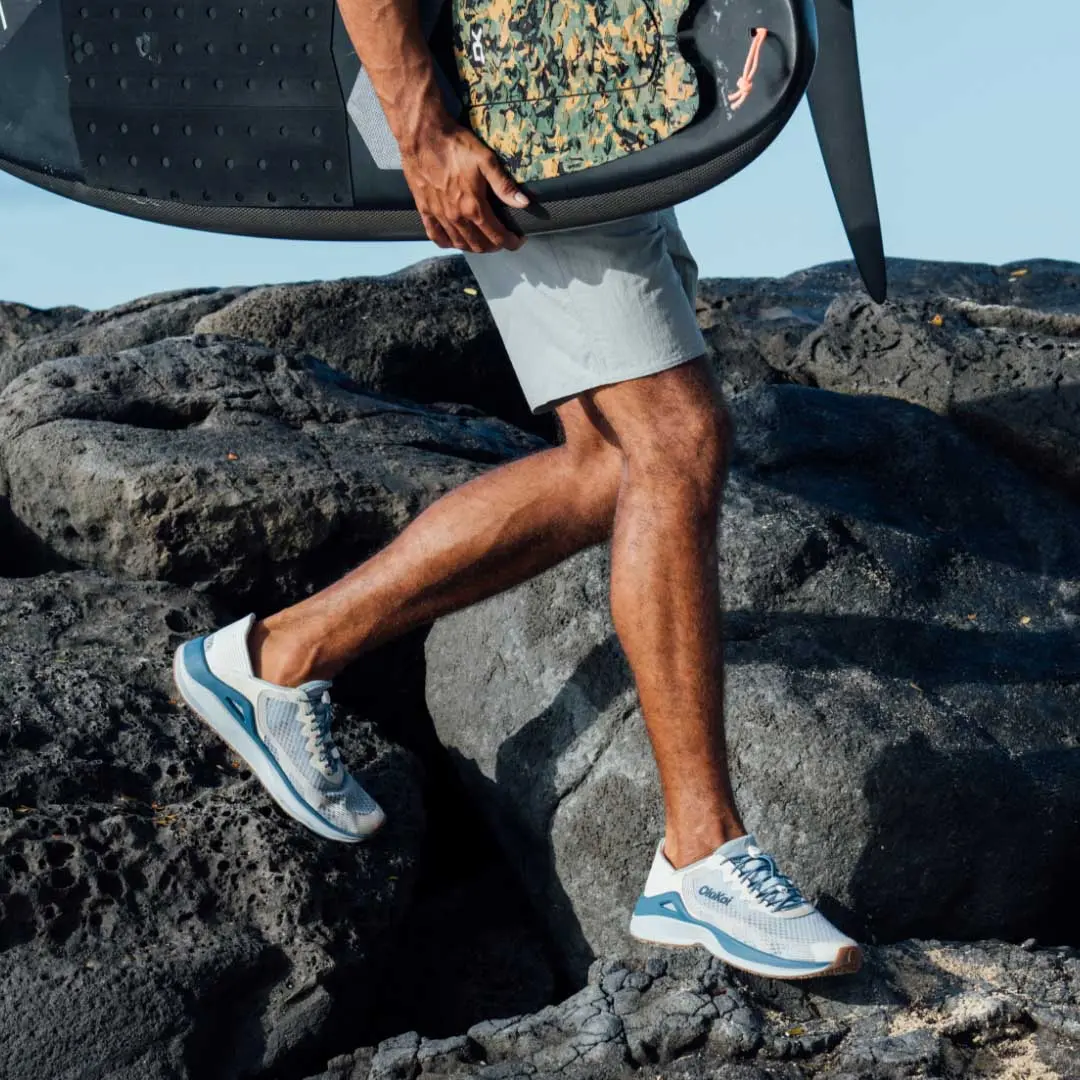'Ahi Men's Water Boat Shoes - Blue Pearl / White Sand - Image 3