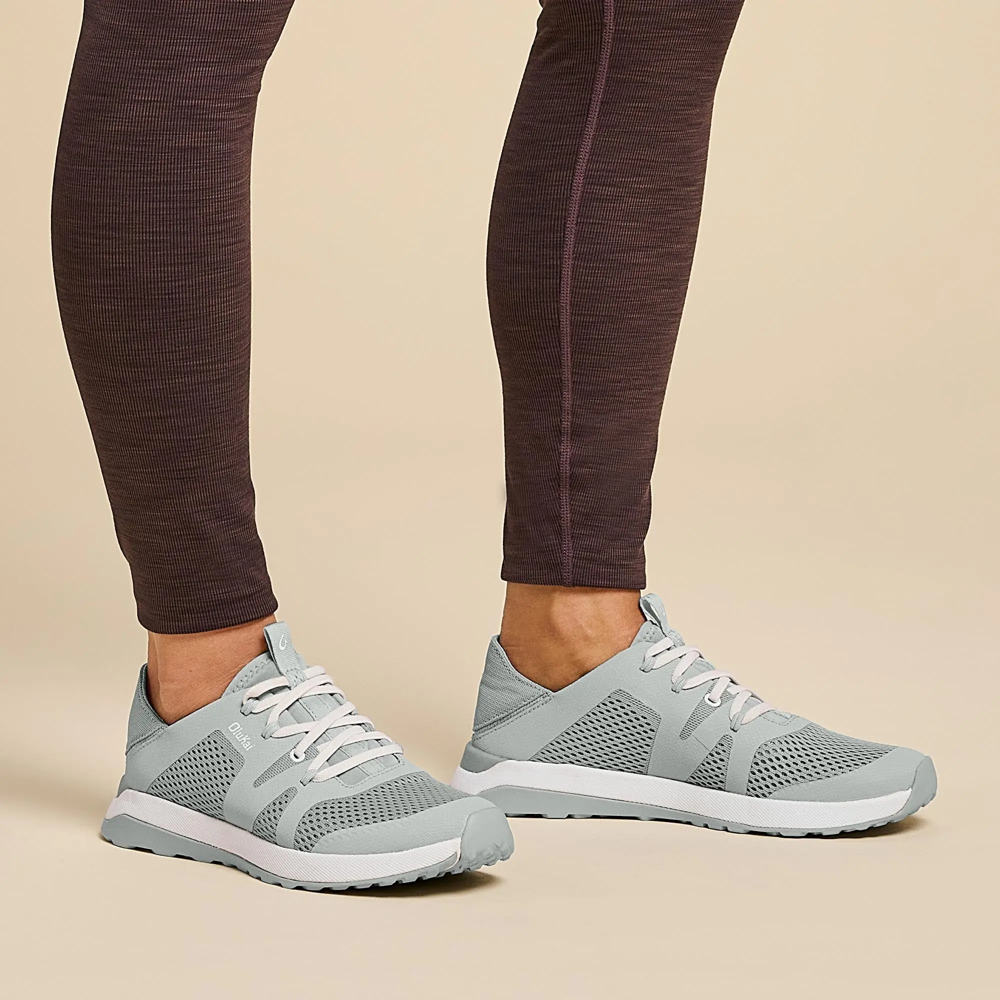 Huia Women's Athleisure Shoes - Pale Grey - Image 2