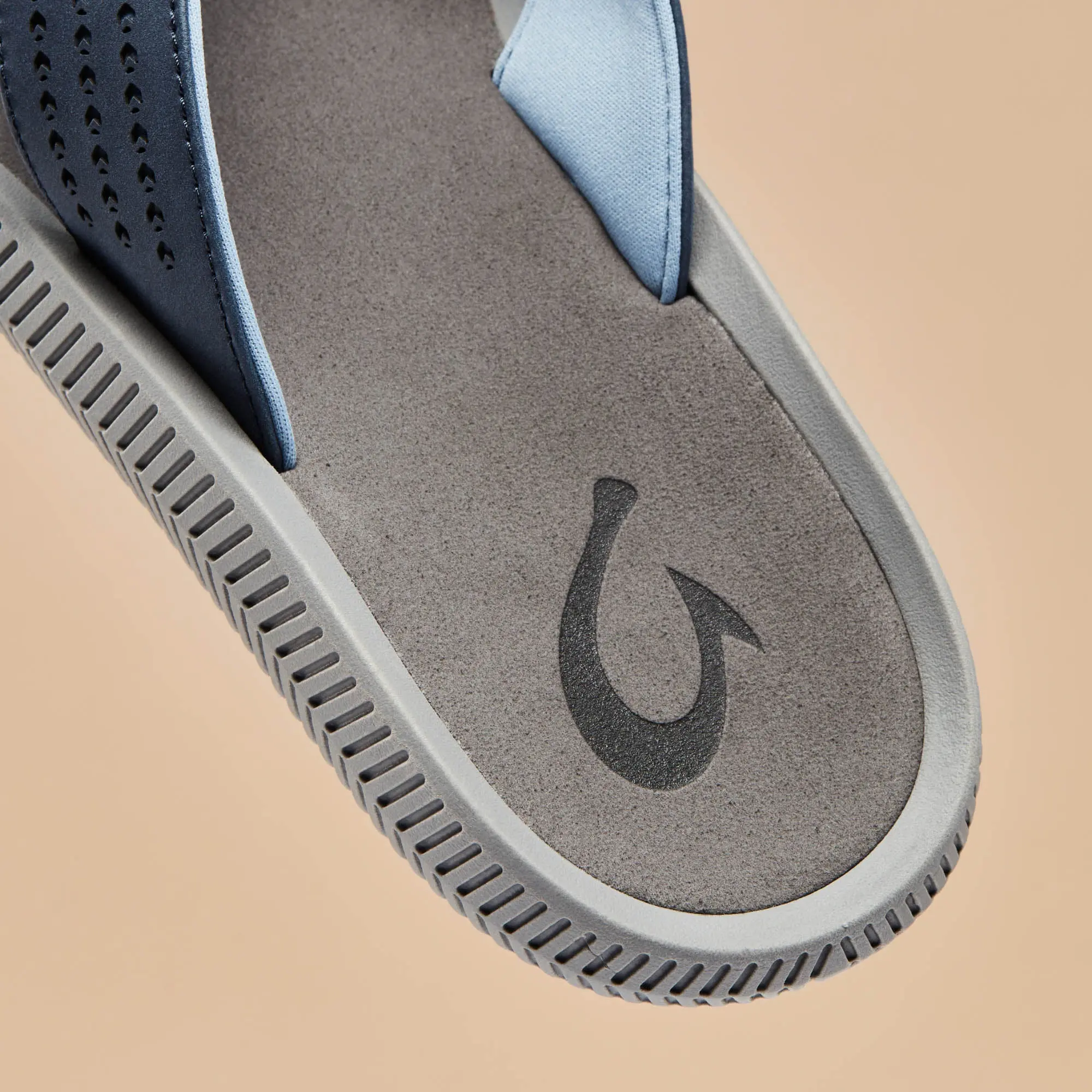 Ulele Men's Beach Sandals - Blue Depth / Charcoal - Image 6