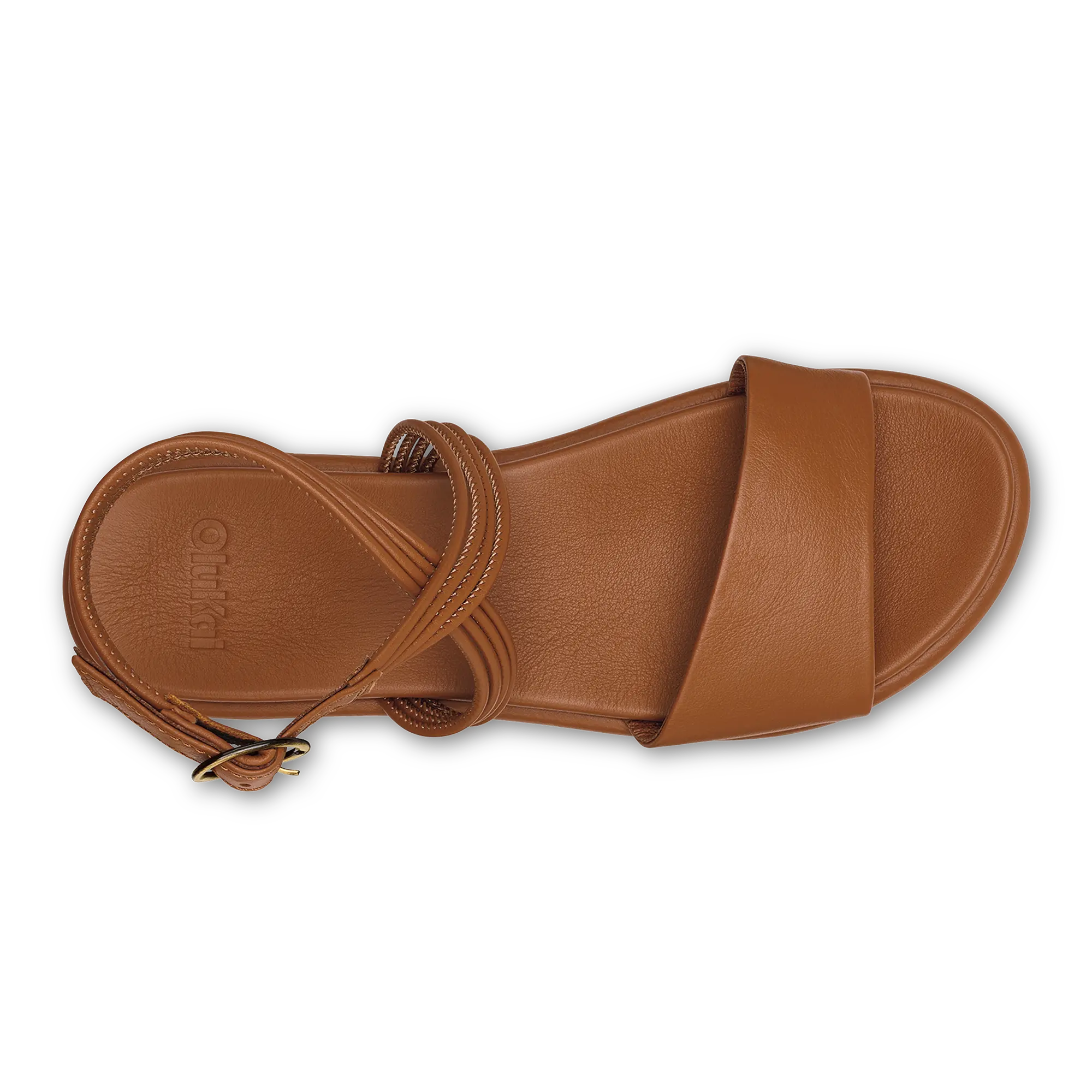 Tiare Wrap Women's Leather Sandals - Fox - Image 8