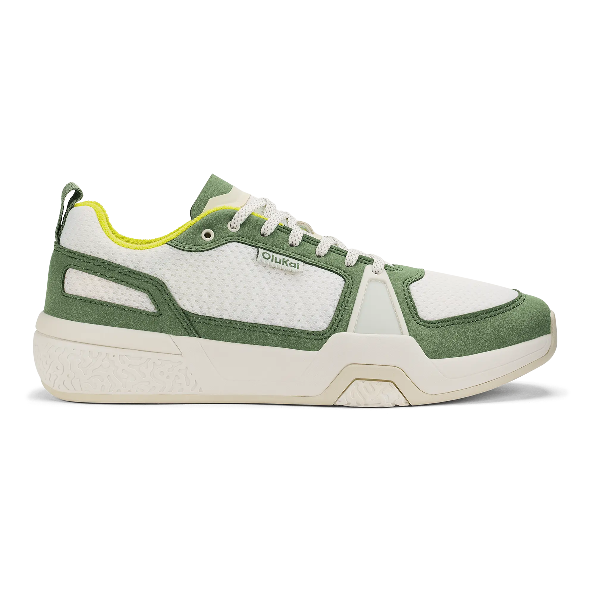 'Anau Men's Pickleball Shoes - Bright White / Leaf