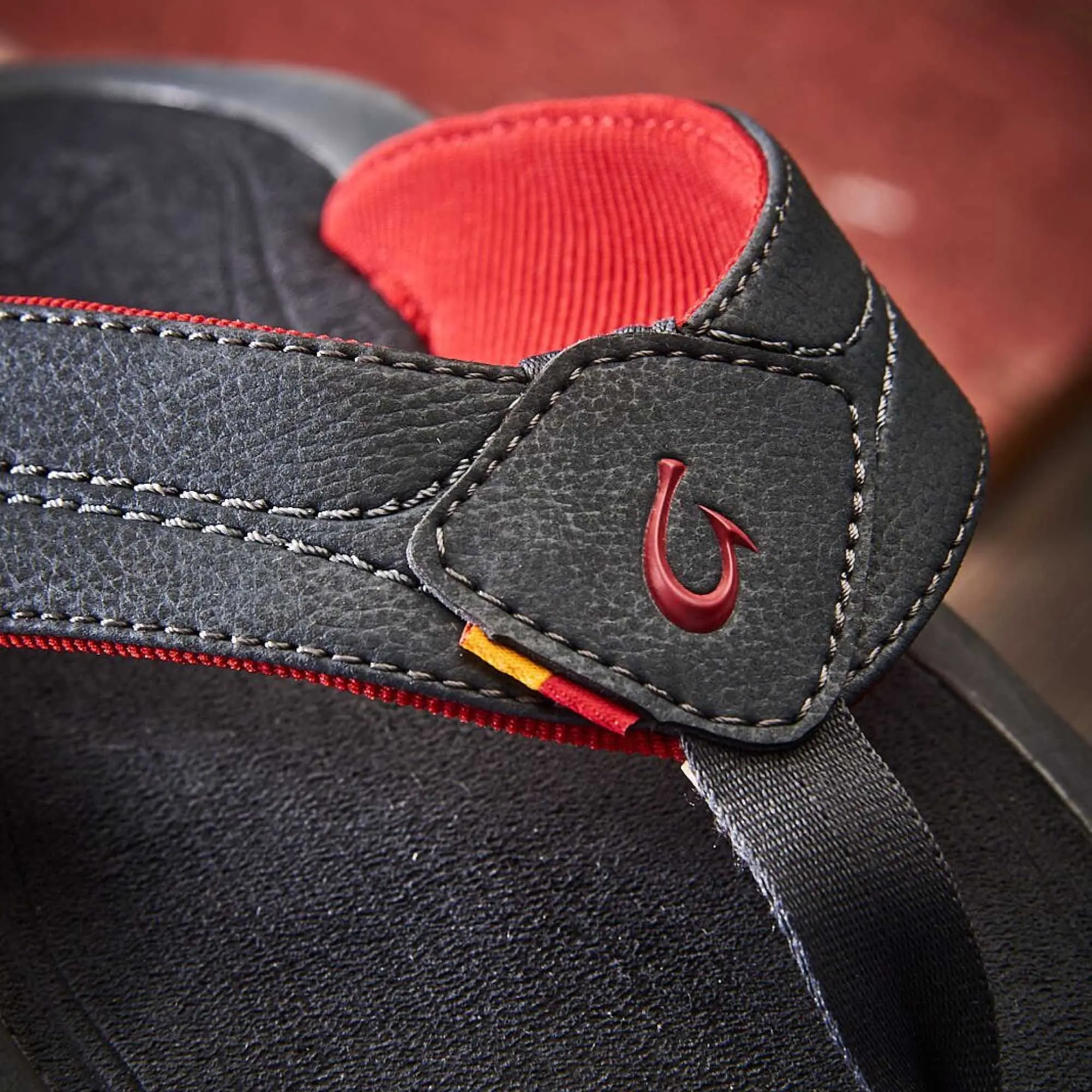 K p Men's Comfortable Beach Sandals - Dark Shadow - Image 3