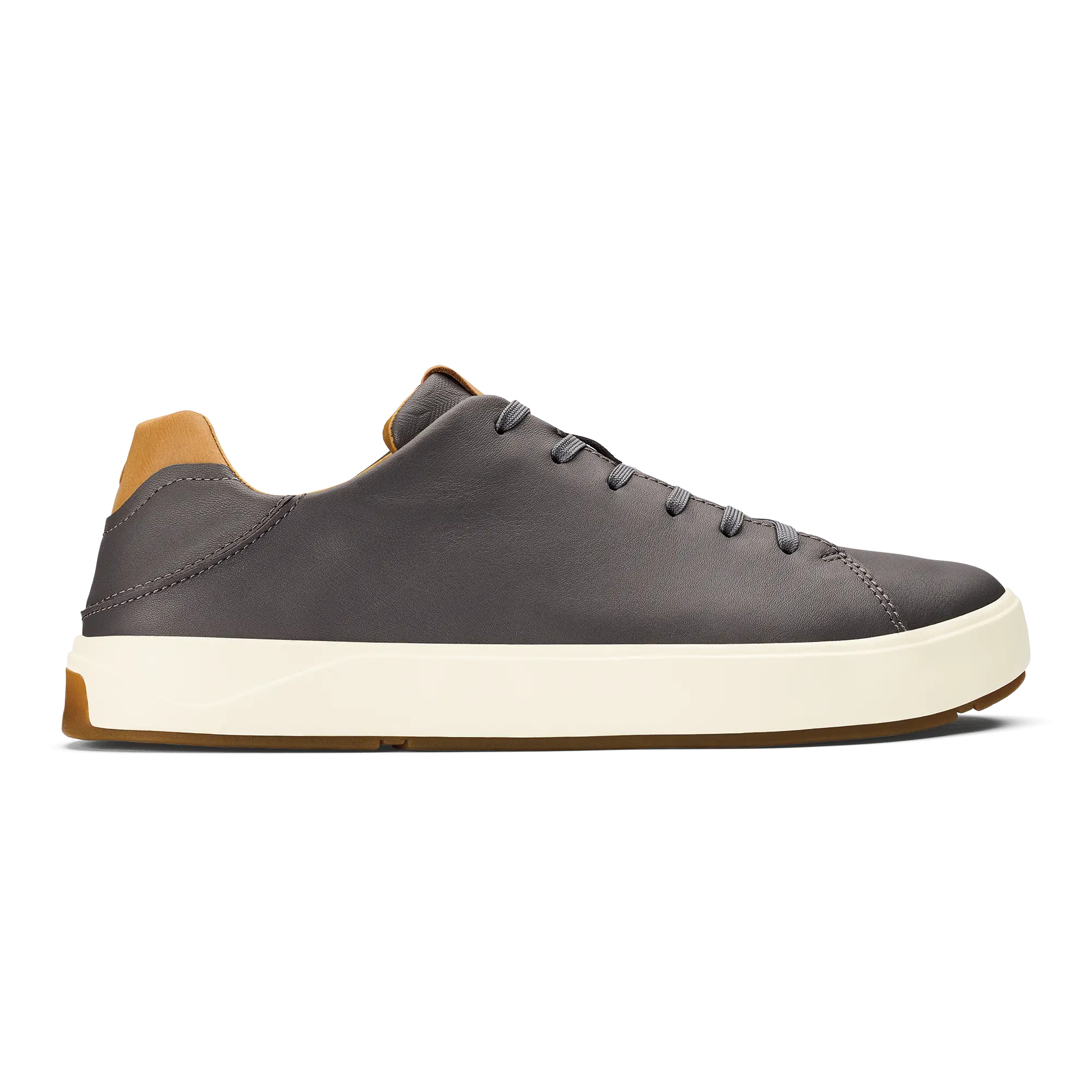 Lae'ahi L   'Ili Men's Leather Sneakers - Stone