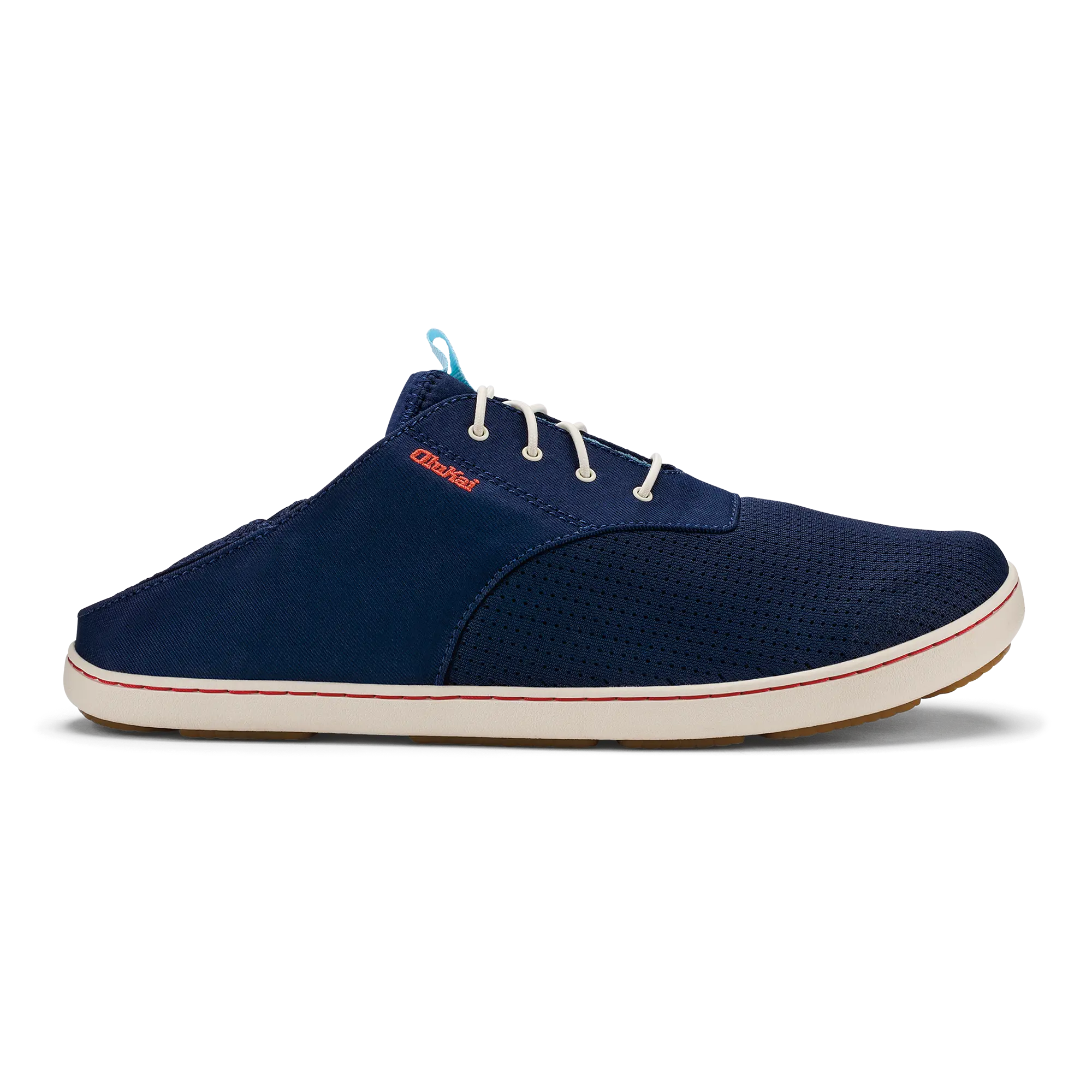 Nohea Moku Men's Boat Shoes - Deepest Depths / White Sand - Image 4