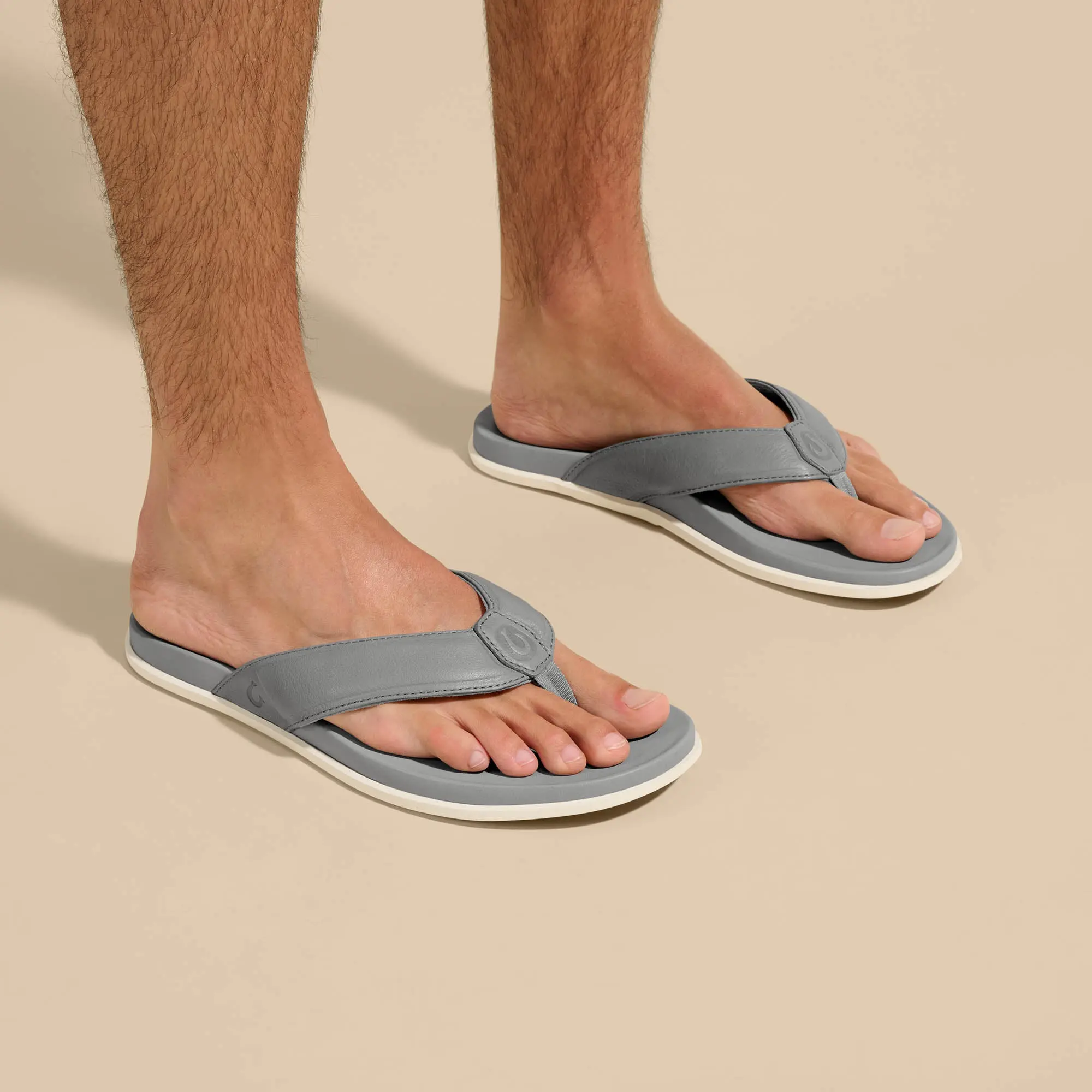 ' lali Leather Beach Sandals - Ash - Image 2