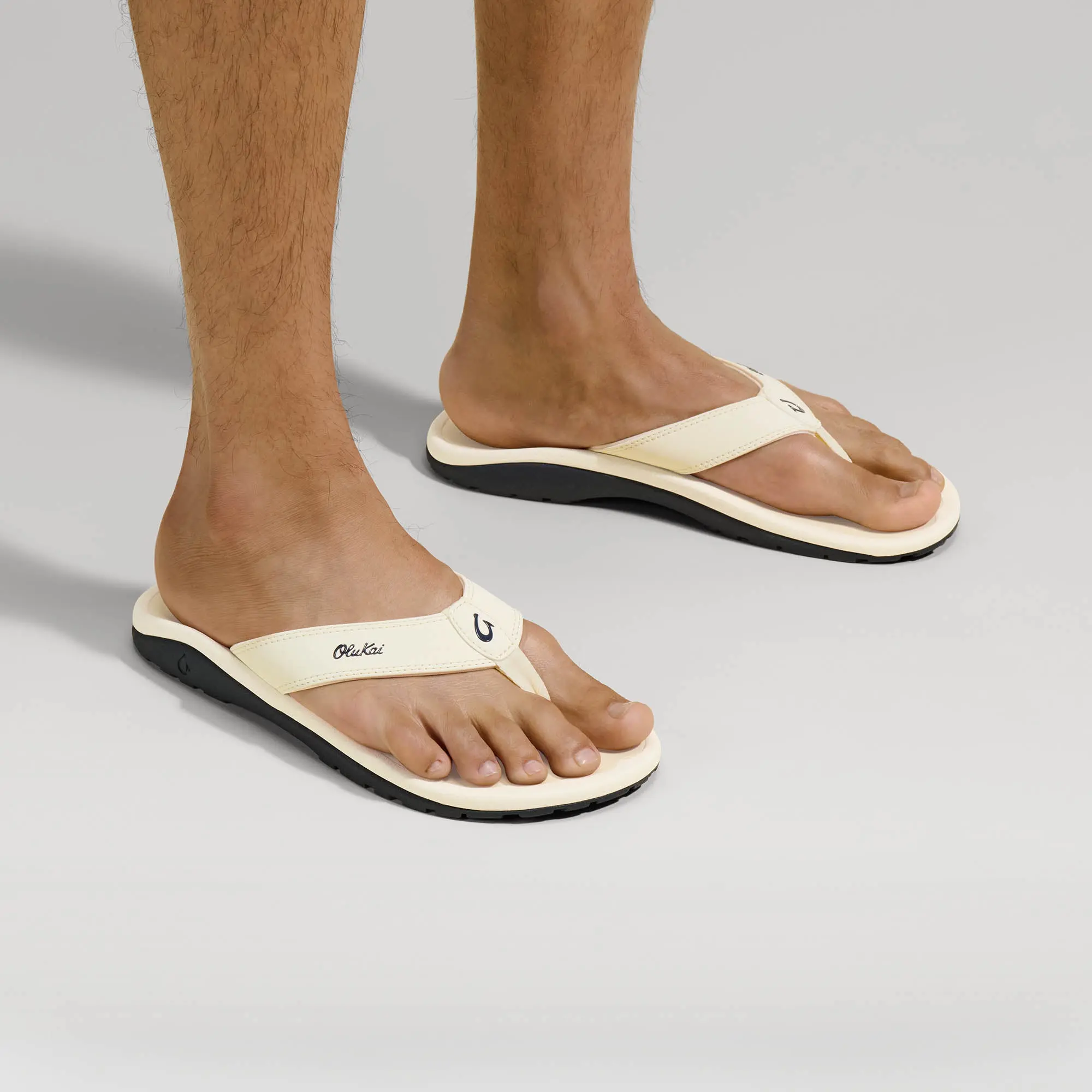 'Ohana Men's Best Selling Beach Sandals - White Sand / Deepest Depths - Image 2