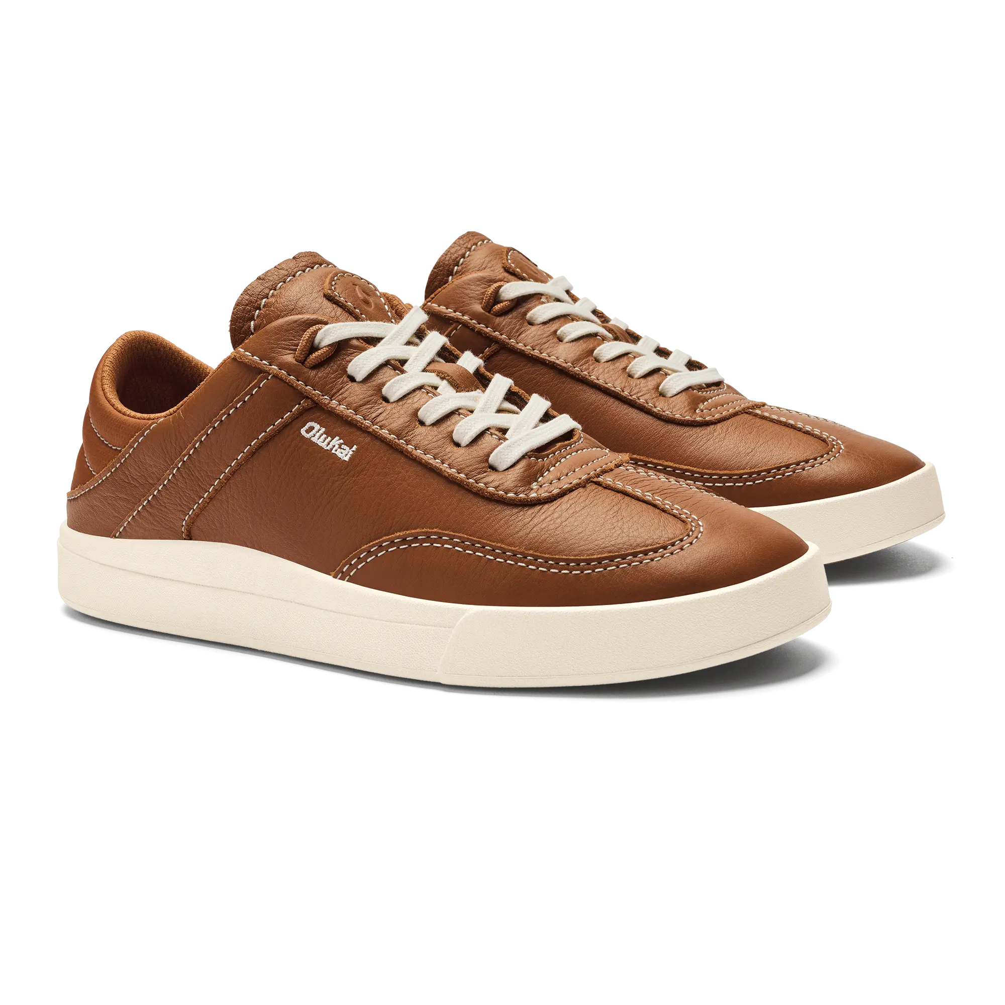 Ha 'upu Women's Leather Sneakers - Fox - Image 7